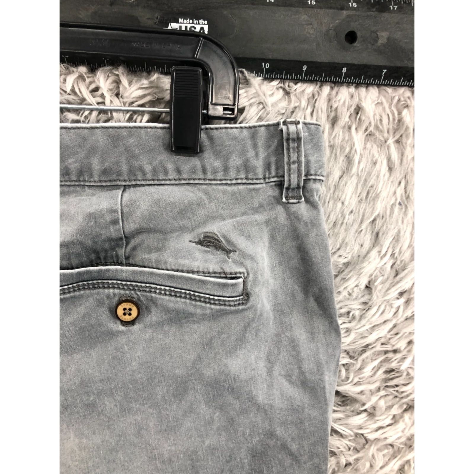 Tommy Bahama Tommy Bahama Chino Shorts Mens 38 Regular Medium Gray Size US 38 / EU 54 - 5 Thumbnail