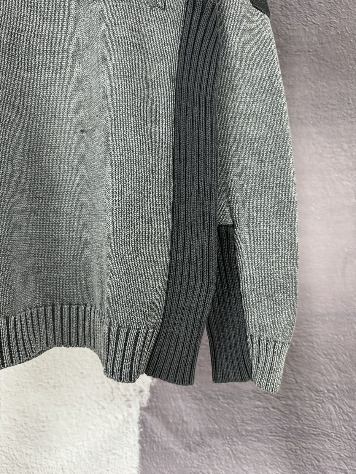 Oxbow Oxbow vintage slim fit grey sweater big logo Size US XL / EU 56 / 4 - 5 Thumbnail