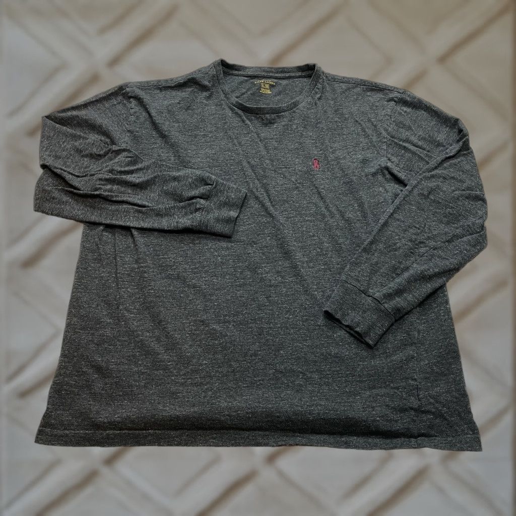 Polo Ralph Lauren Polo Ralph Lauren Long Sleeve Shirt L Gray Logo Crew Neck Polo Ralph Lauren Shirt L Gray Logo Crew Neck Mens Size US L / EU 52-54 / 3 - 1 Thumbnail