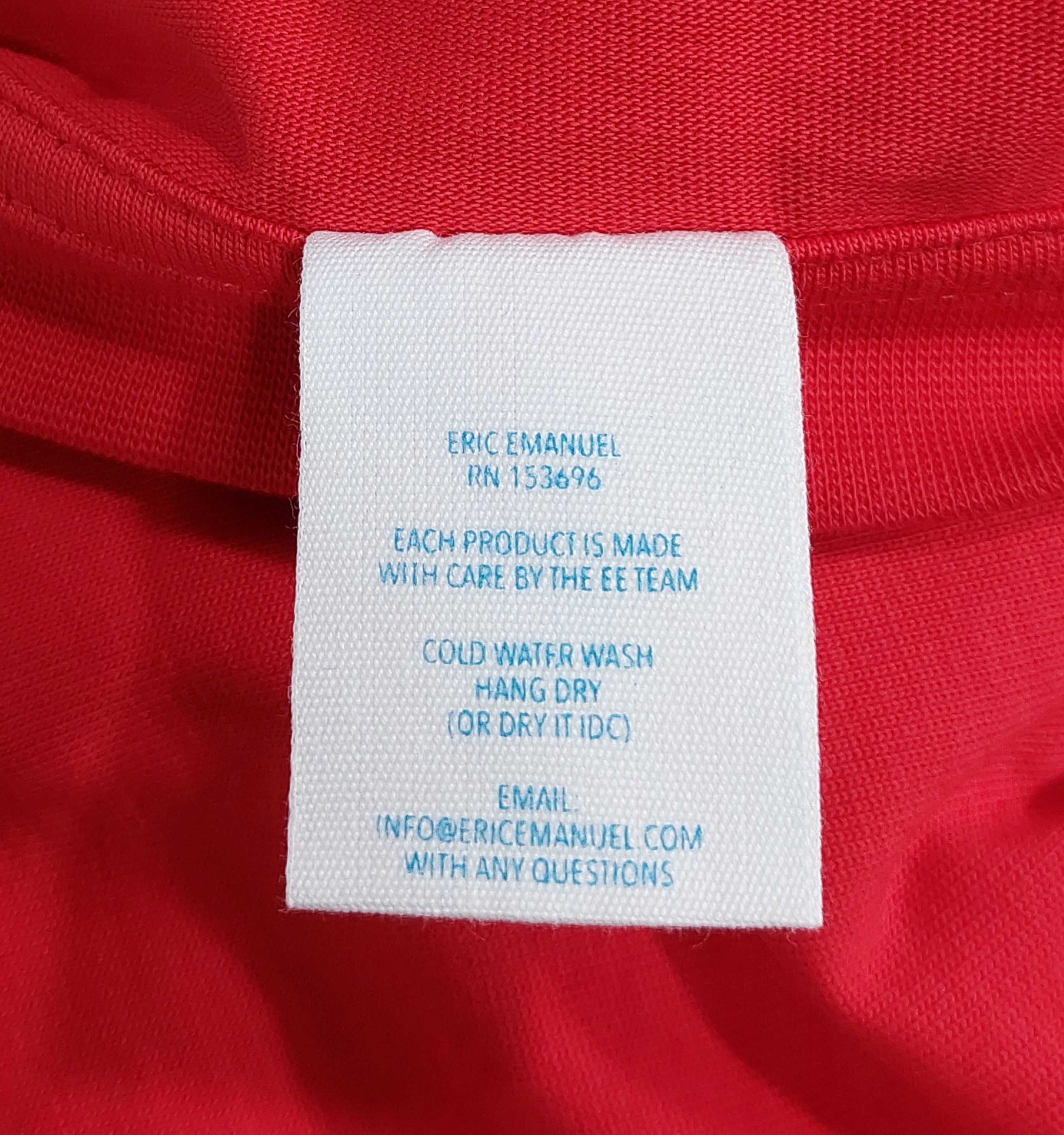 Eric Emanuel EE long sleeve tshirt - red M Size US M / EU 48-50 / 2 - 4 Thumbnail