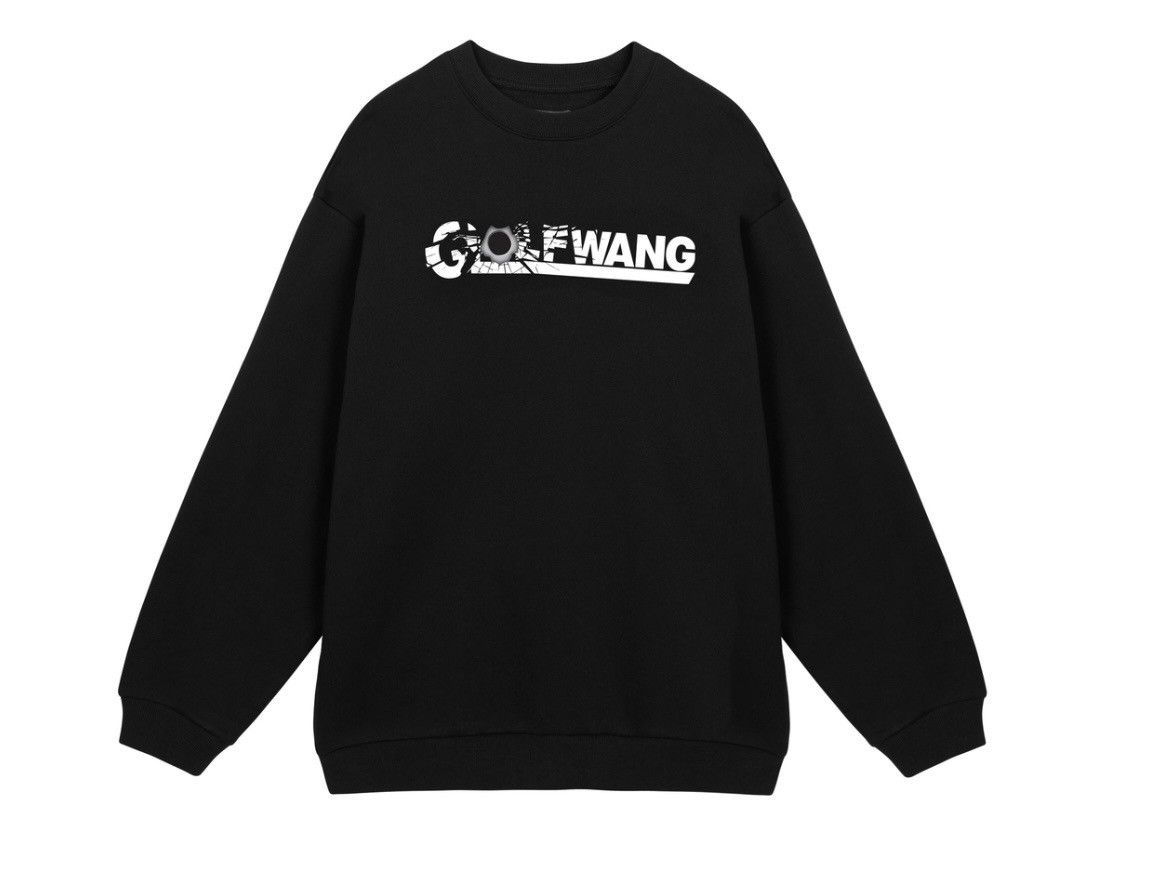 Golf Wang × Tyler The Creator Golf Wang Ricochet Crewneck Black - NIB - Sz Medium Size US M / EU 48-50 / 2 - 1 Thumbnail