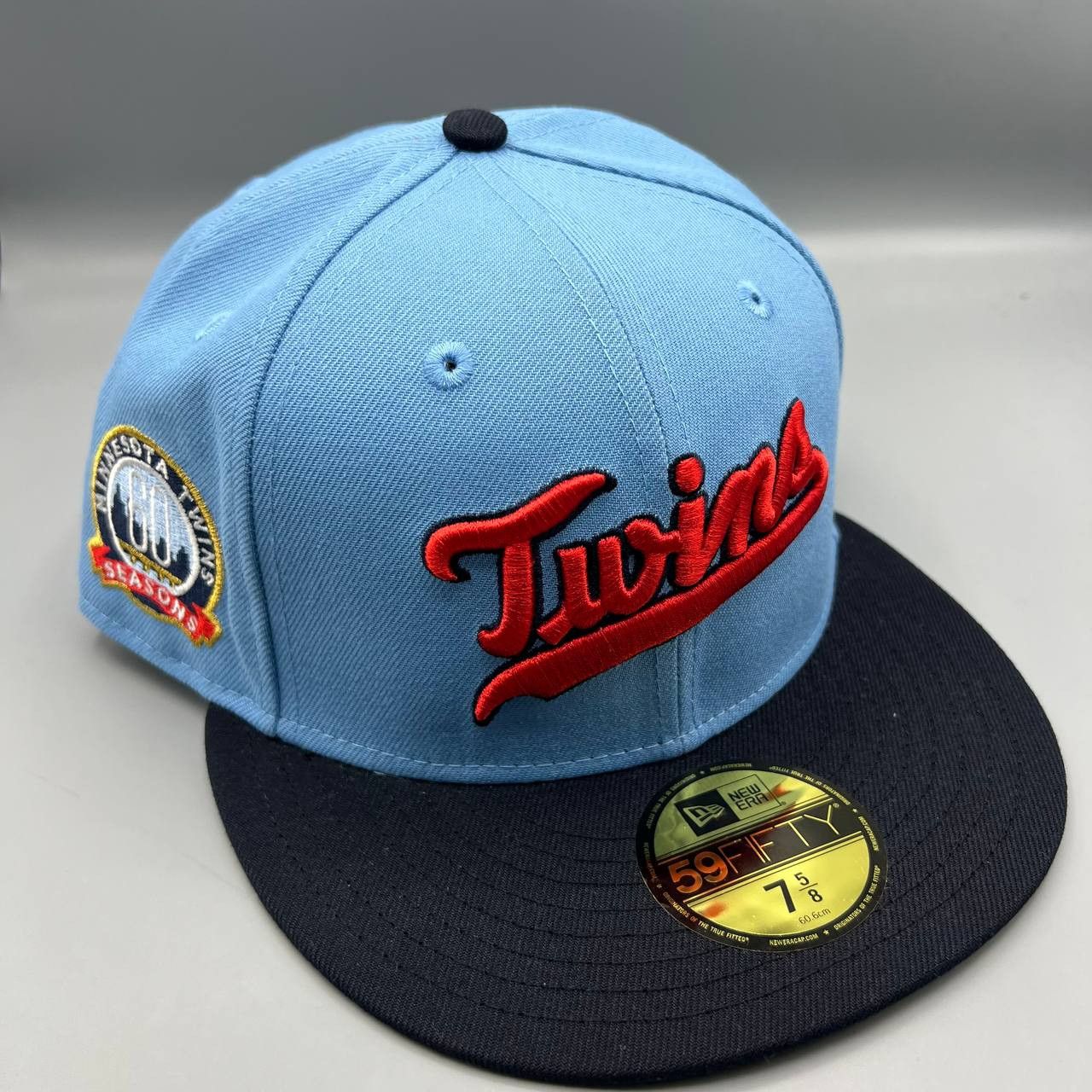 Minnesota Twins Hat Men 5/8 59Fifty New Era MLB Fitted Cap