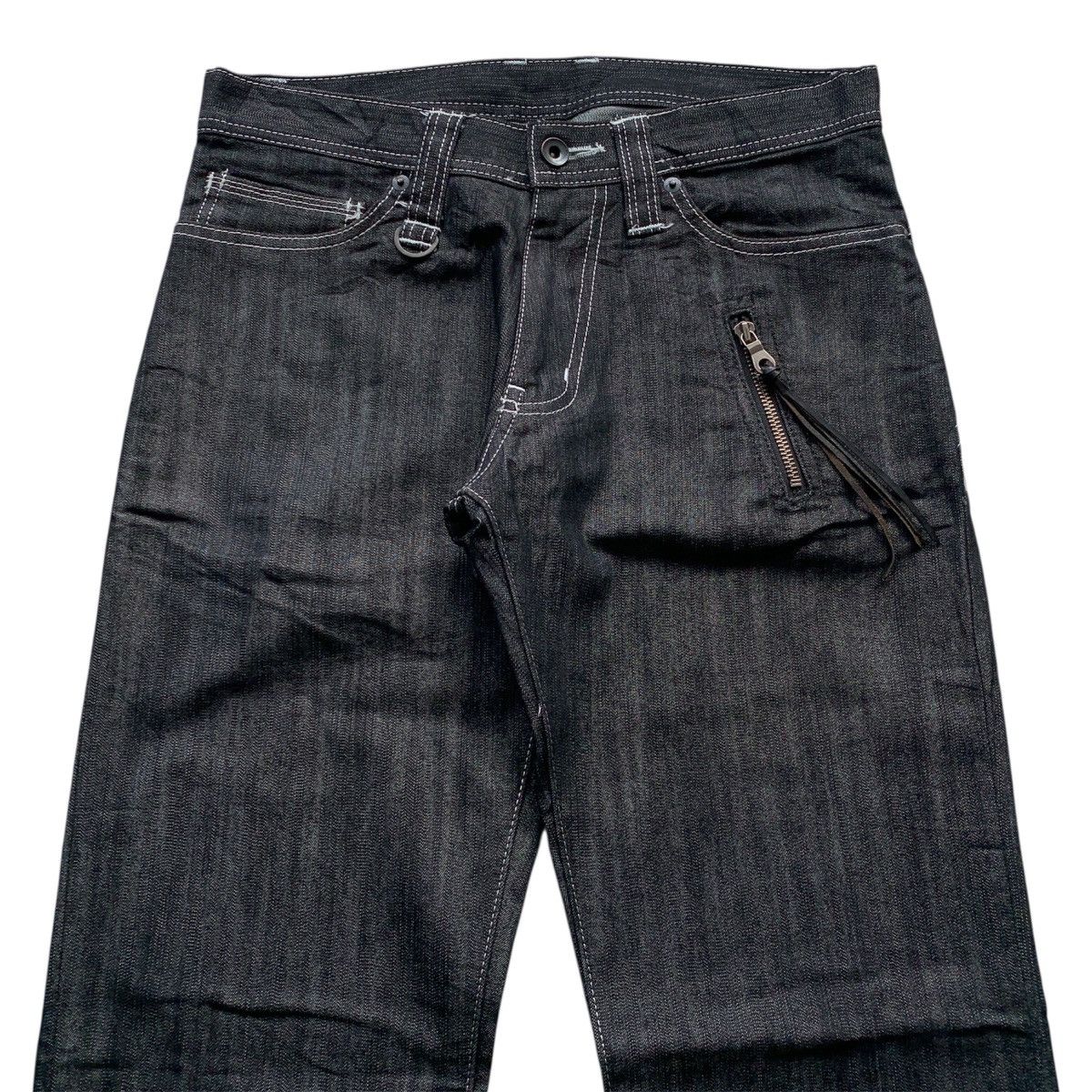 Japanese Brand Tete Homme Issey Miyake Japanese Flare Denim Pants Size US 30 / EU 46 - 3 Thumbnail