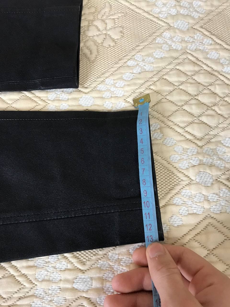 Lauren Ralph Lauren × Polo Ralph Lauren × Ralph Lauren Black Label 🔥 Lauren Ralph Lauren Skinny Leather Ankle Pants Stretch Size 27" / US 4 / IT 40 - 20 Thumbnail