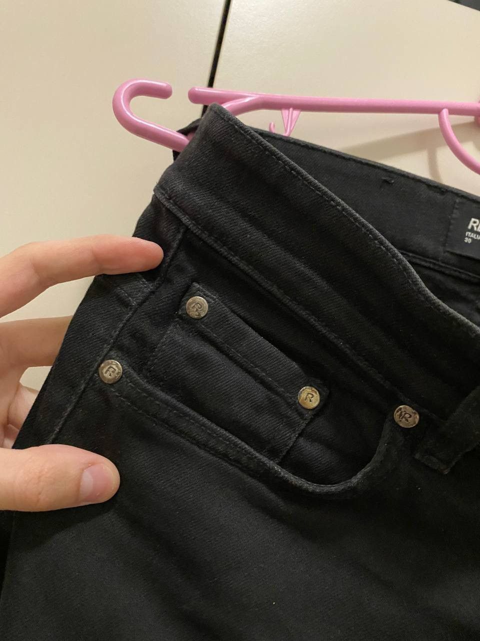 Represent Clo. Represent Clo Made in Italy Black Denim Pants Jeans Hype Size US 30 / EU 46 - 7 Thumbnail