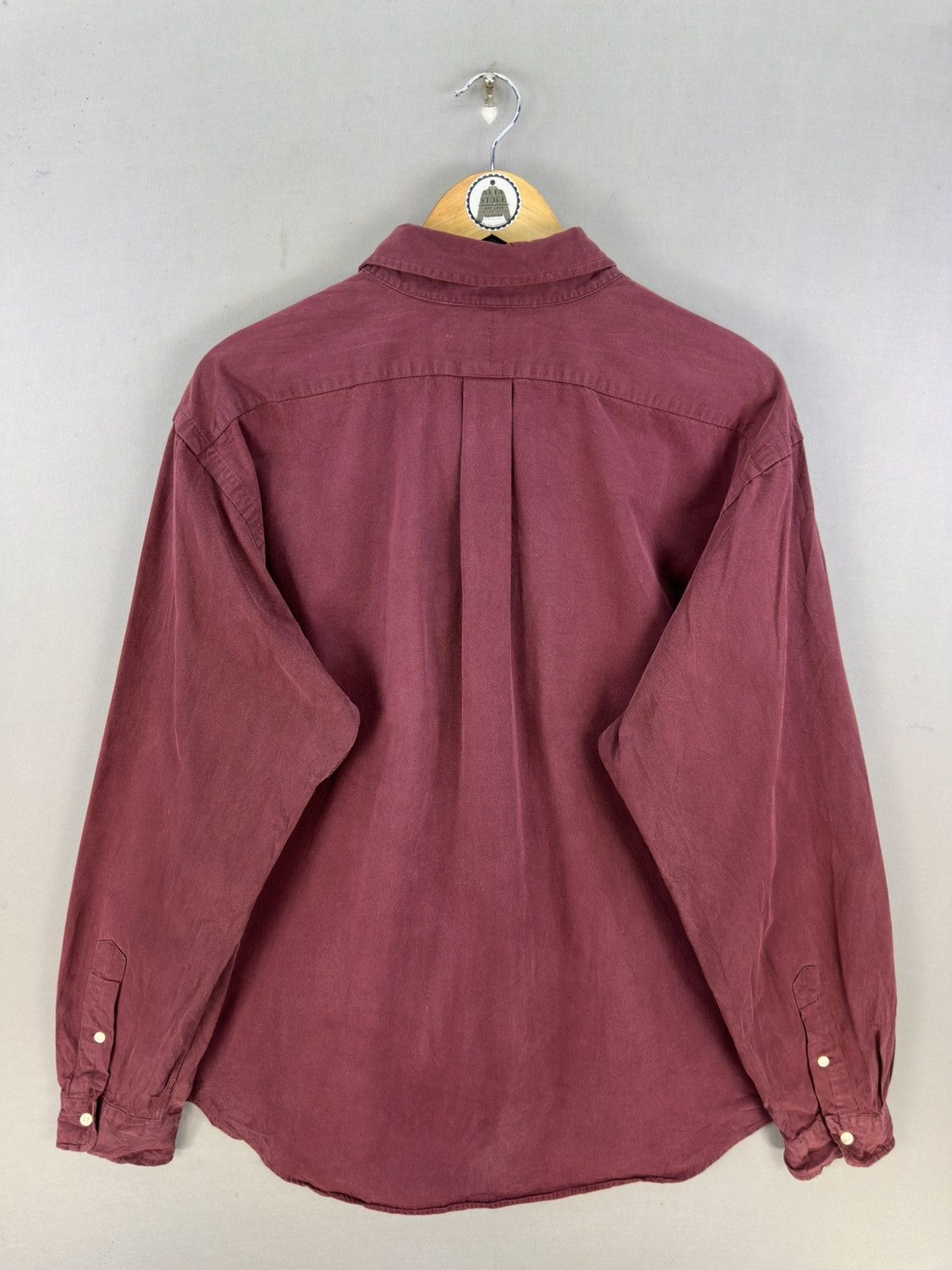 Ralph Lauren Vintage 90’s Ralph Lauren Plain Flannel Shirt Button Up Size US XXL / EU 58 / 5 - 4 Thumbnail