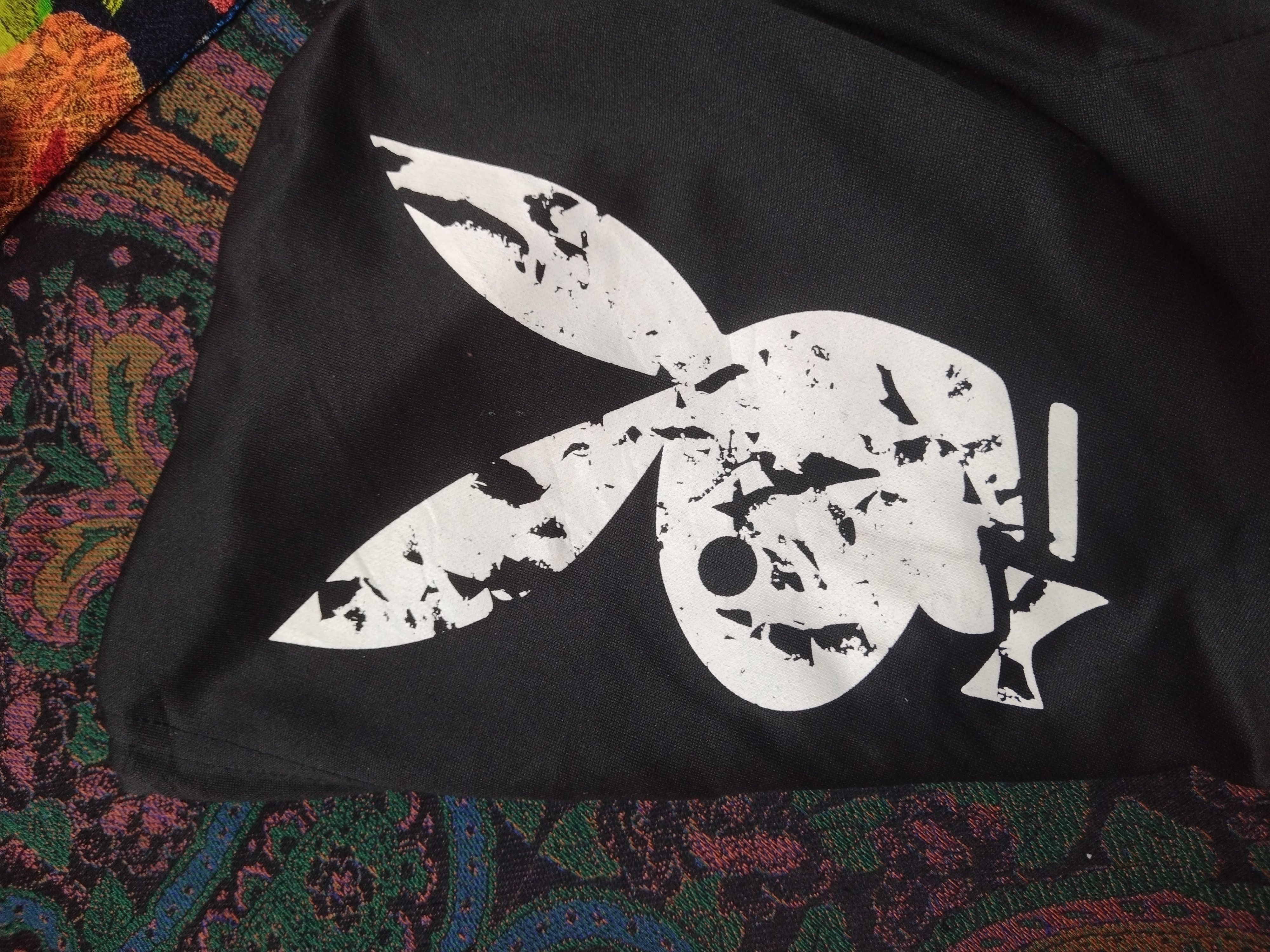 Playboy × Vintage 💥Hoodie S/sleeve zipper Playboy Nice big ori crack print Size L / US 10 / IT 46 - 8 Thumbnail