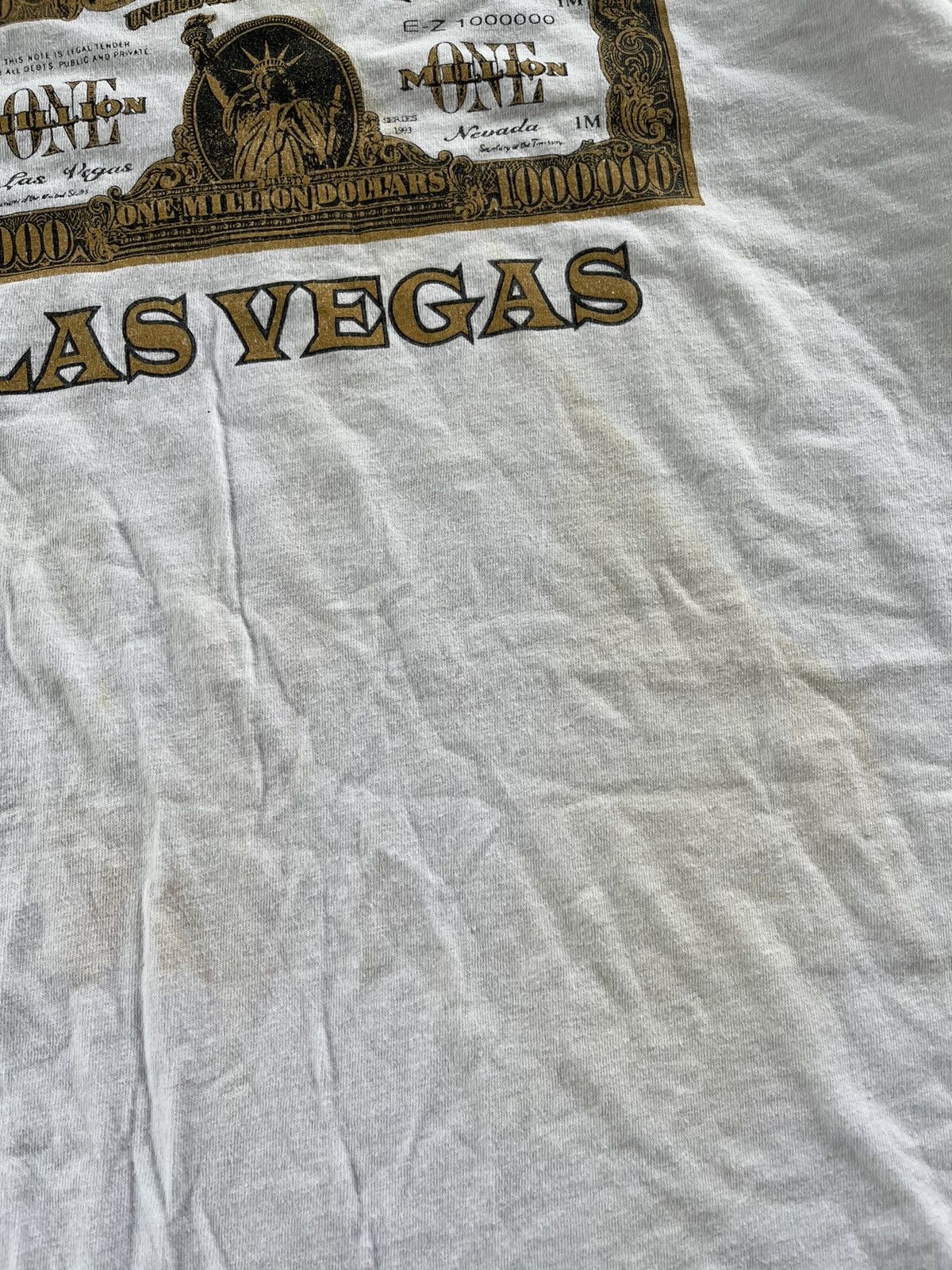 Tultex × Vintage 🔥Vintage One Million Dollars Las Vegas 90s Tee Size US XL / EU 56 / 4 - 5 Thumbnail
