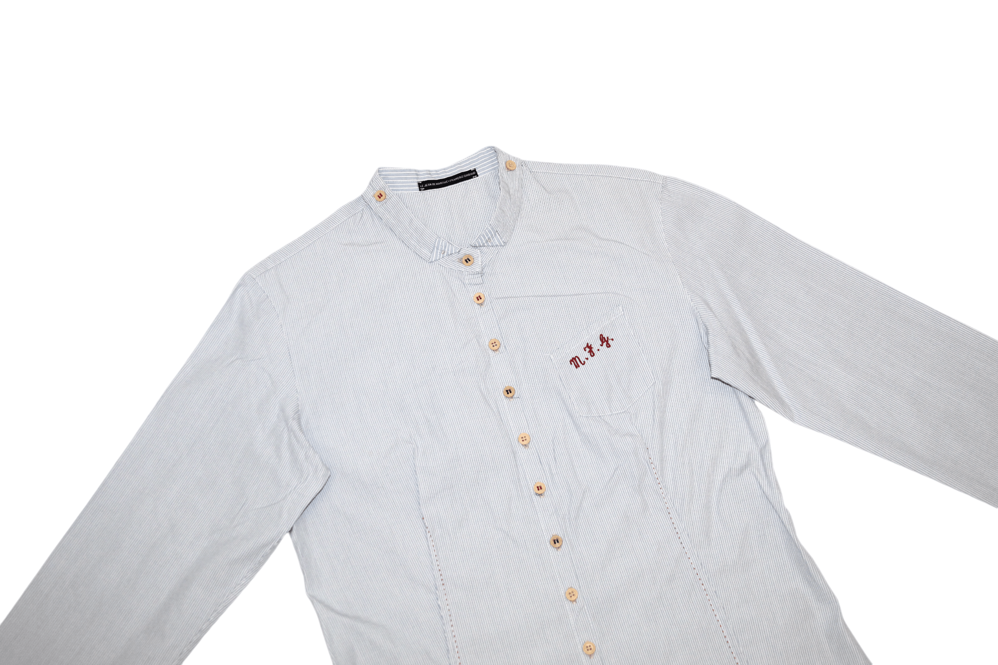 Marithe + Francois Girbaud Le Jean de Marithe Francois Girbaud Signatured Hickory Shirt Size M / US 6-8 / IT 42-44 - 3 Thumbnail