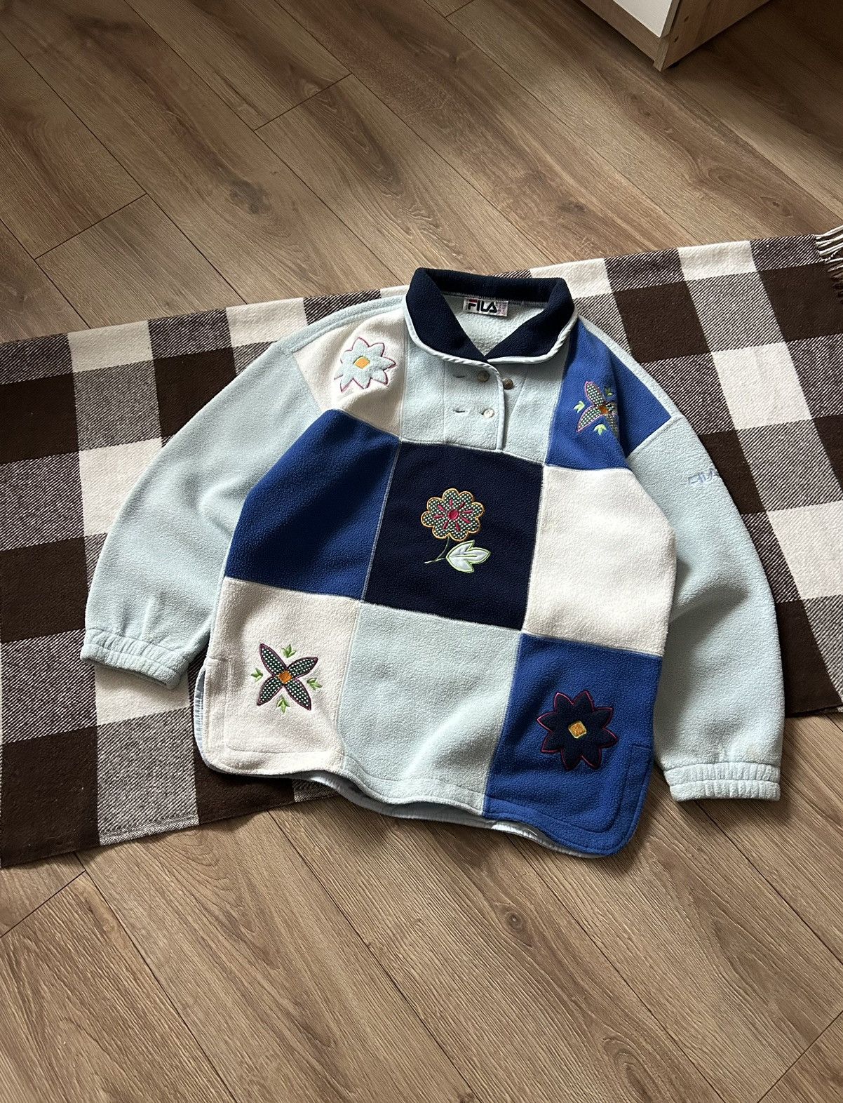 Fila × Vintage Vintage Fila made in Usa flowers made in usa fleece Size US M / EU 48-50 / 2 - 1 Thumbnail