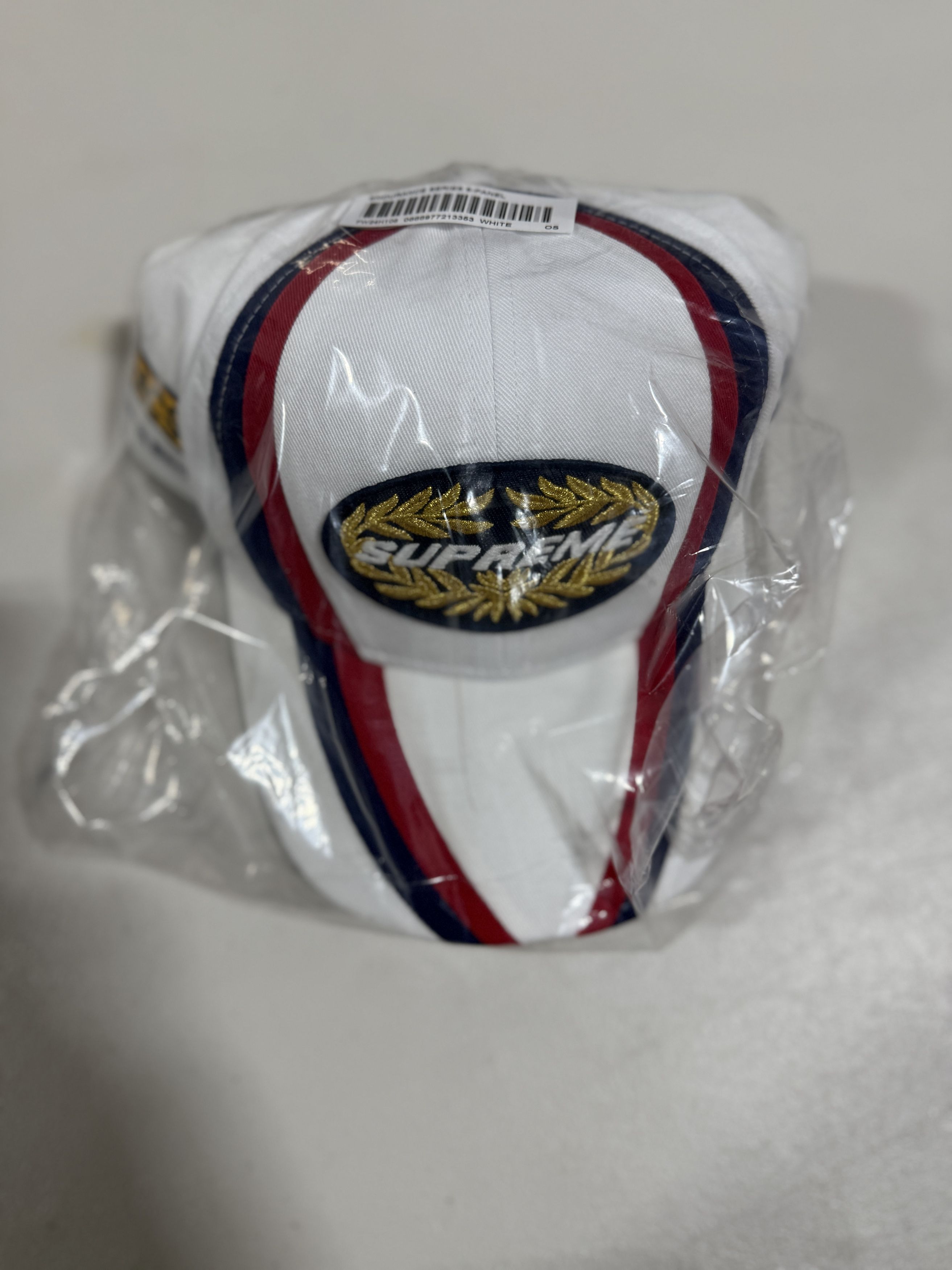 Supreme Supreme Endurance Series 6-Panel White Sz Adjustable Size ONE SIZE - 4 Thumbnail