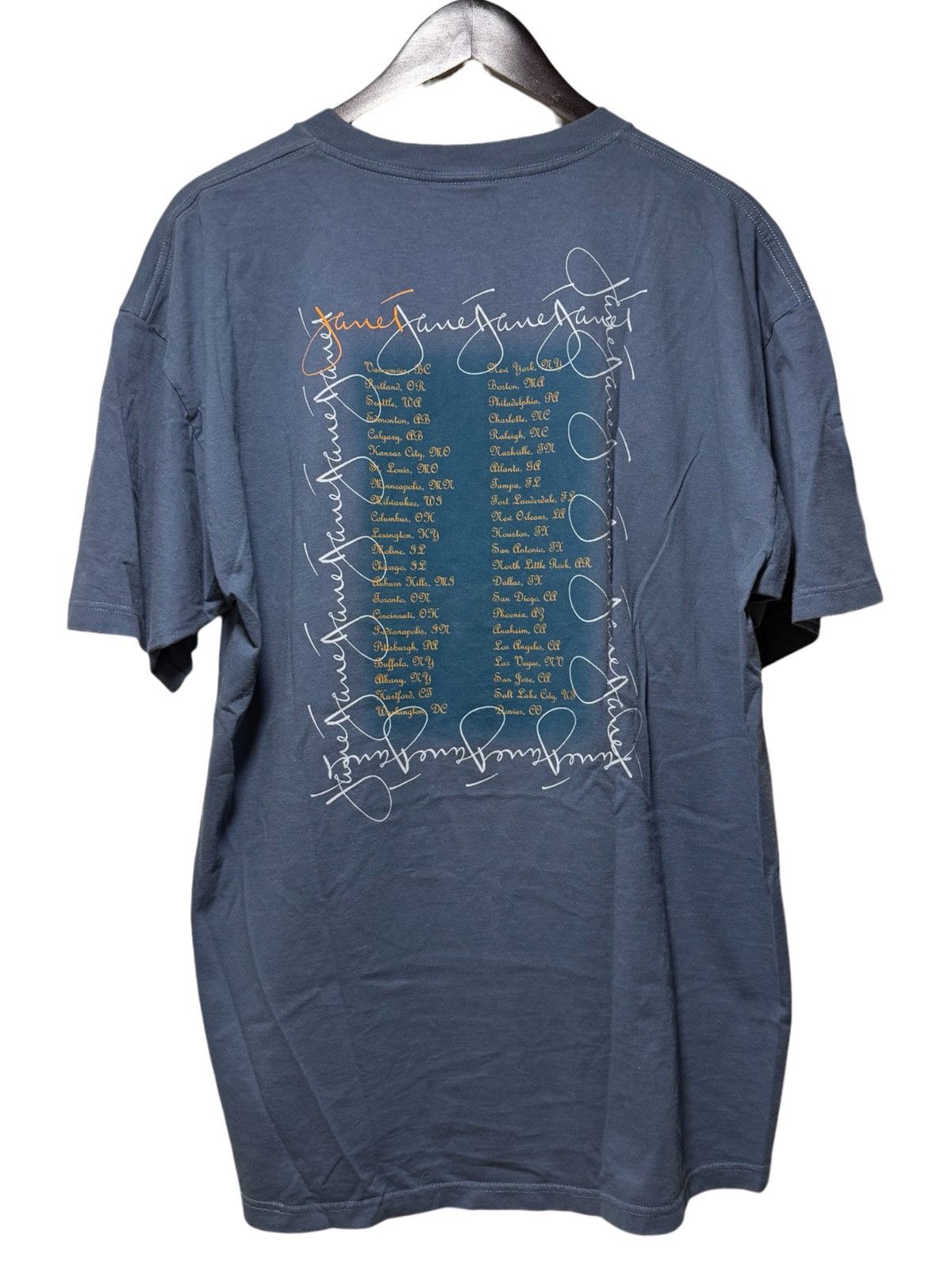 Giant Tees Vintage Janet Jackson 2001 All For You Tour T Shirt Adult XL Size US XL / EU 56 / 4 - 6 Thumbnail