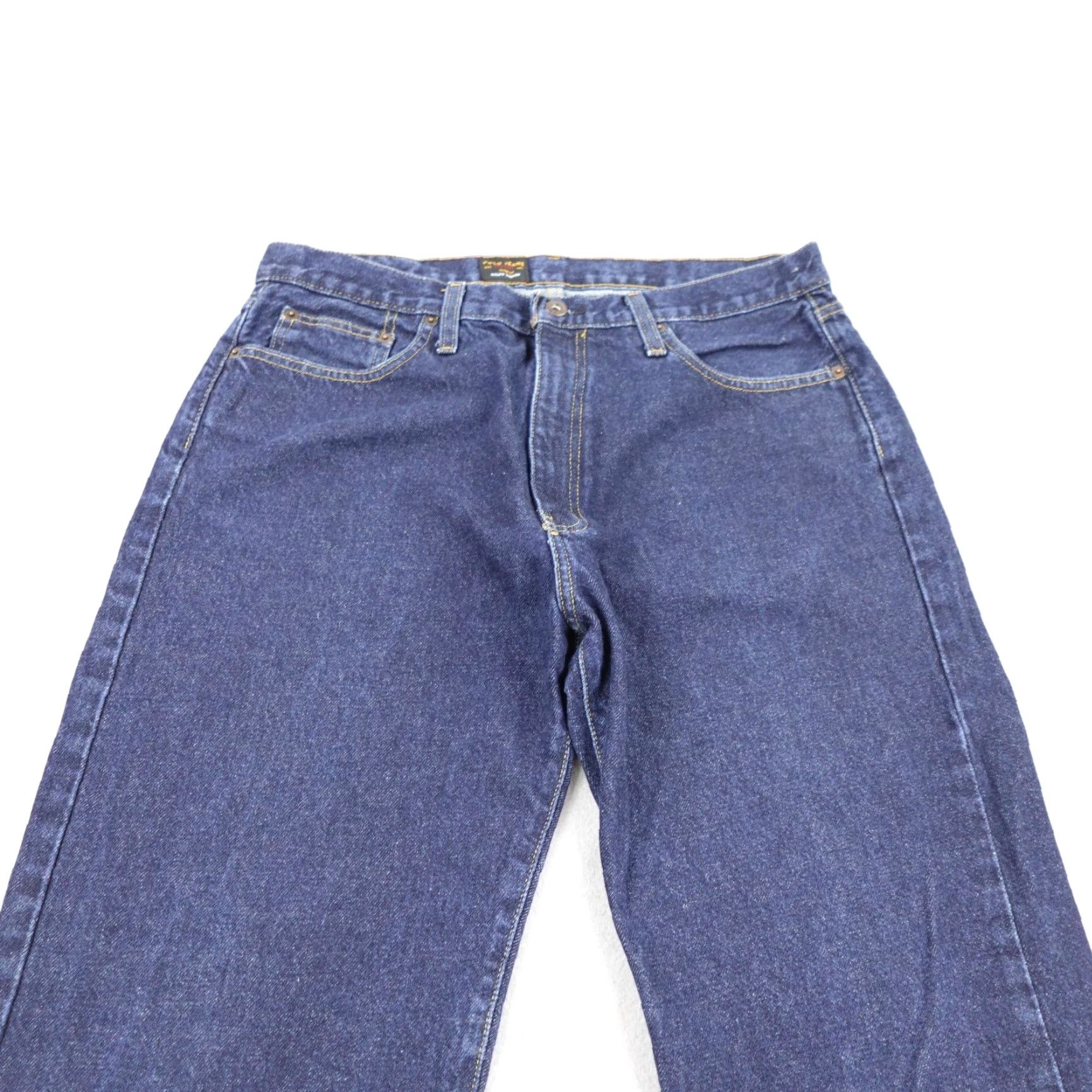 Polo Ralph Lauren Polo Ralph Lauren Jeans Mens 34x30 Blue Denim RL 67 Straight Leg Dark Cotton Zip Pockets Logo Button Size US S / EU 44-46 / 1 - 2 Thumbnail