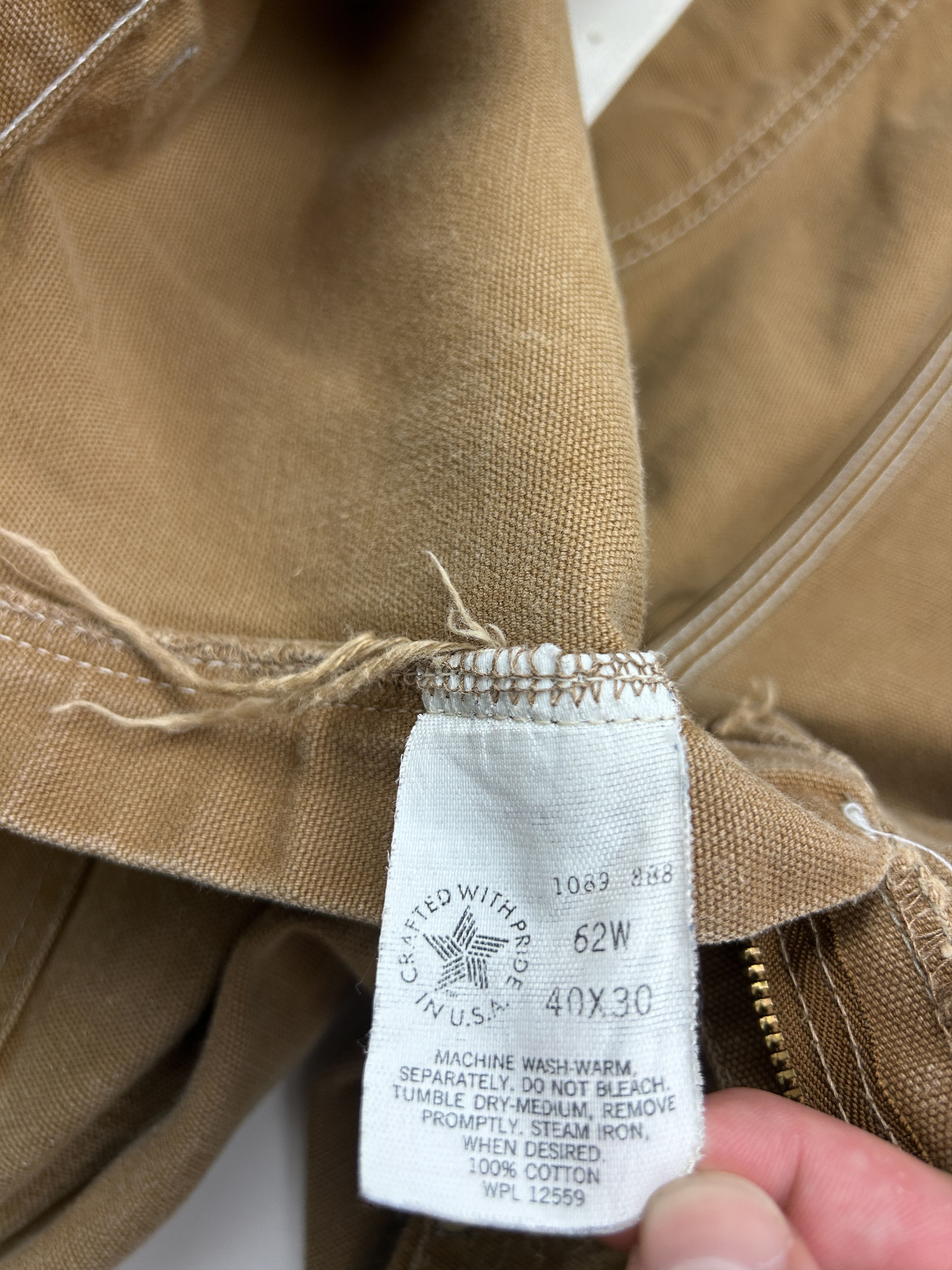 Carhartt Vintage 1989 Carhartt Canvas 100 Year Anniversary Pants 38W Size US 38 / EU 54 - 3 Thumbnail