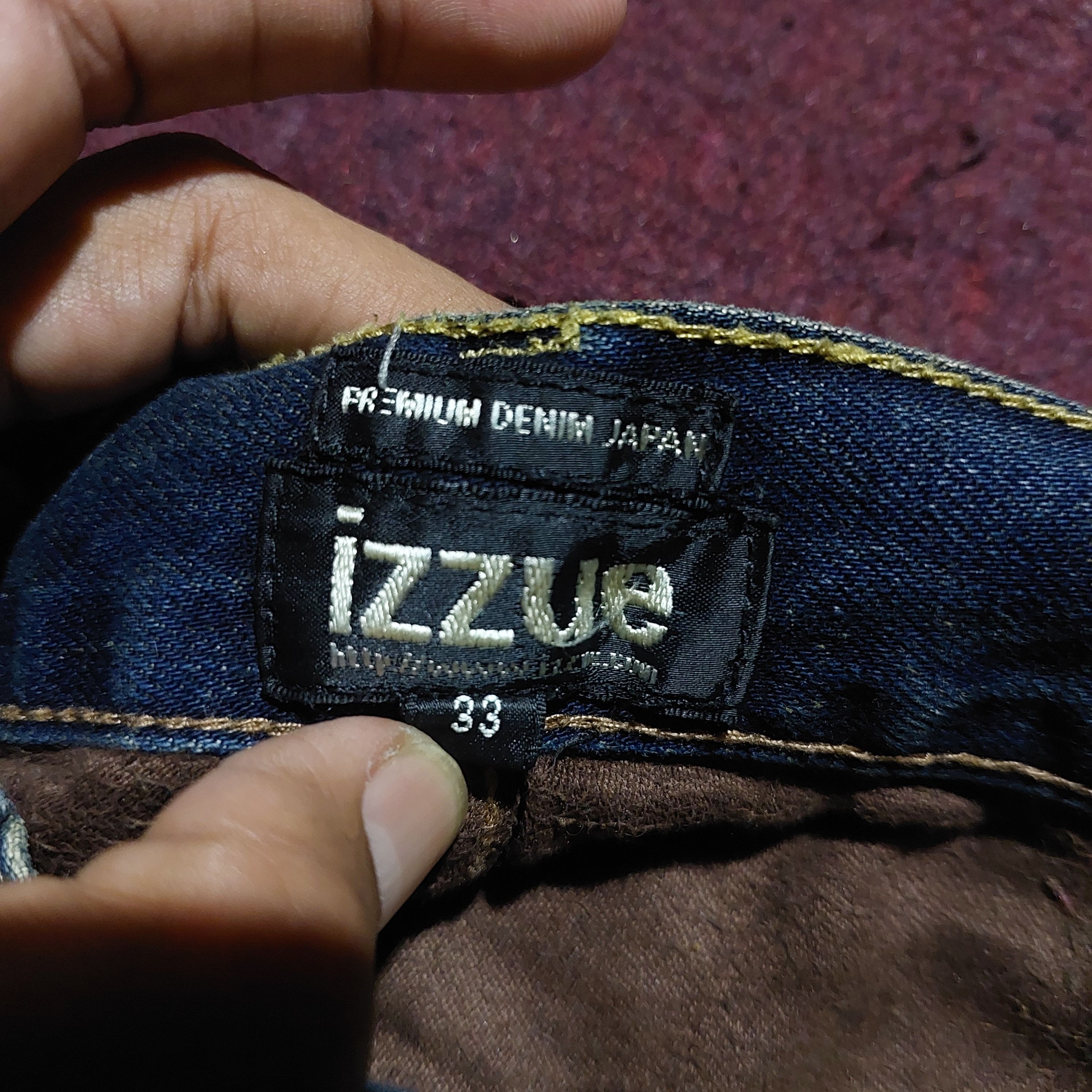 izzue Izzue Japan patchwork blue denim Size US 33 - 12 Thumbnail