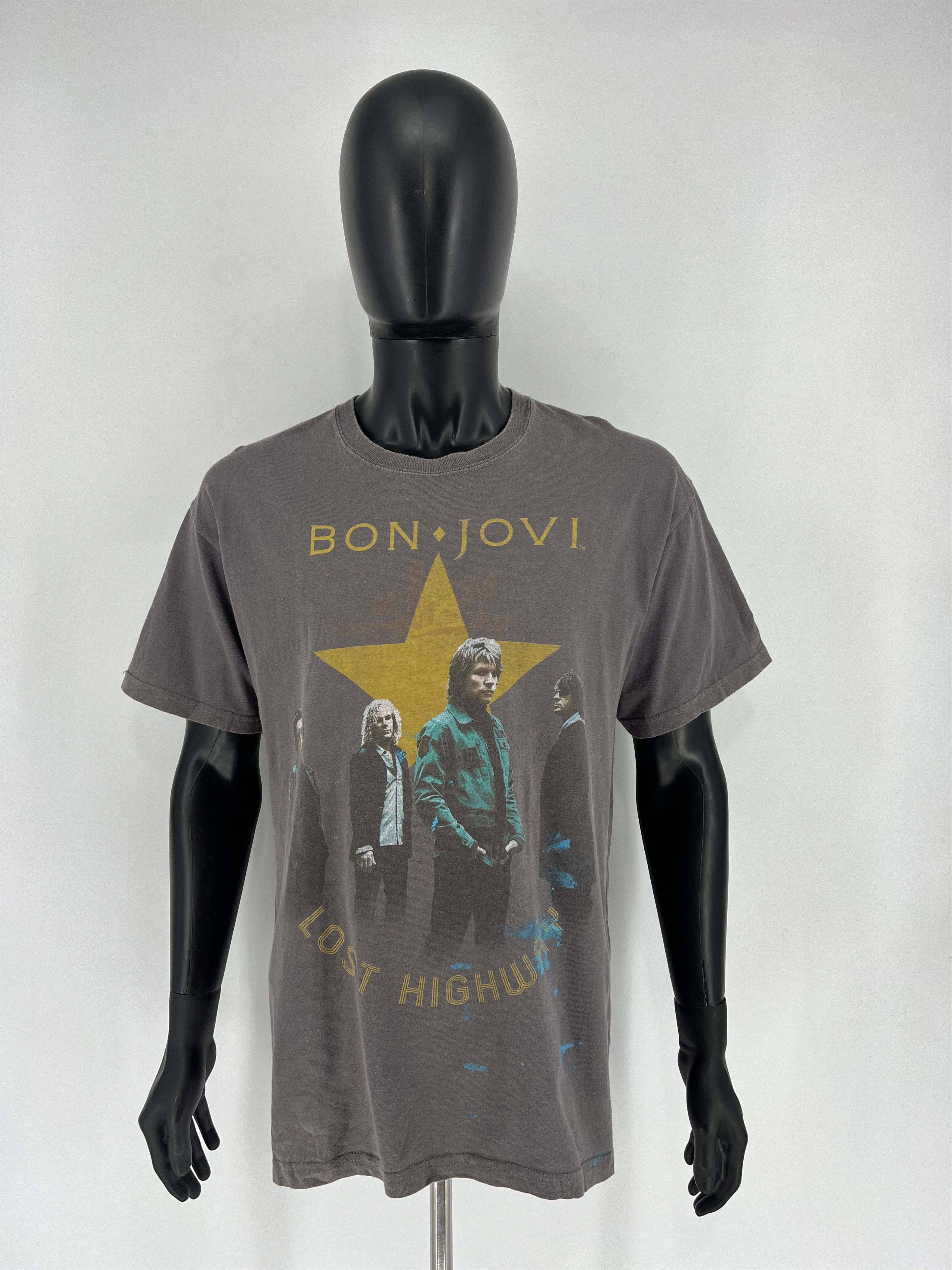 Band Tees × Vintage BON JOVI Lost Highway 2008 Tour Band T-Shirt Double-sided Size US L / EU 52-54 / 3 - 2 Thumbnail