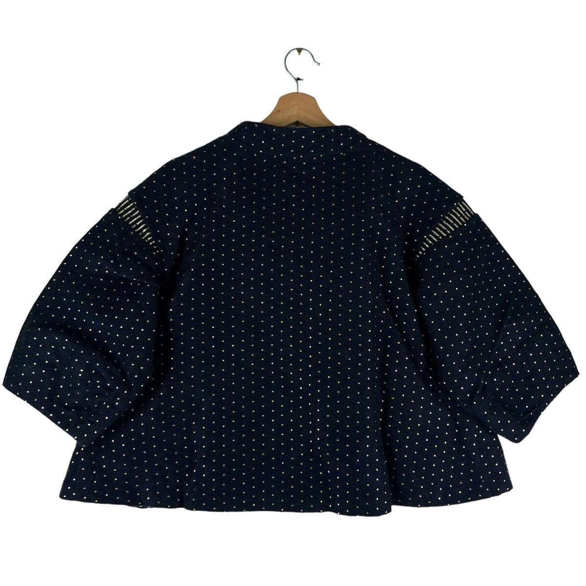Issey Miyake 🔥VINTAGE CROPPED JACKET POLKADOT DESIGN ISSEY MIYAKE Size M / US 6-8 / IT 42-44 - 10 Thumbnail