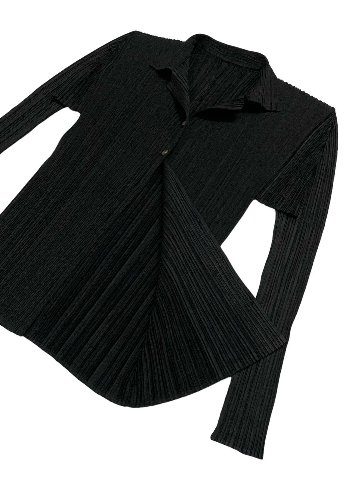 Issey Miyake Pleats Please Pleated Basics Button Ups Size L / US 10 / IT 46 - 7 Thumbnail