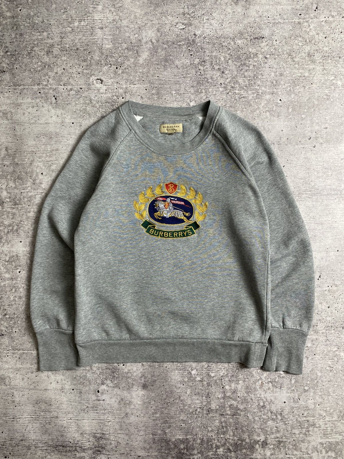Burberry Burberry Crewneck Big Logo Sweatshirt Size US S / EU 44-46 / 1 - 4 Thumbnail