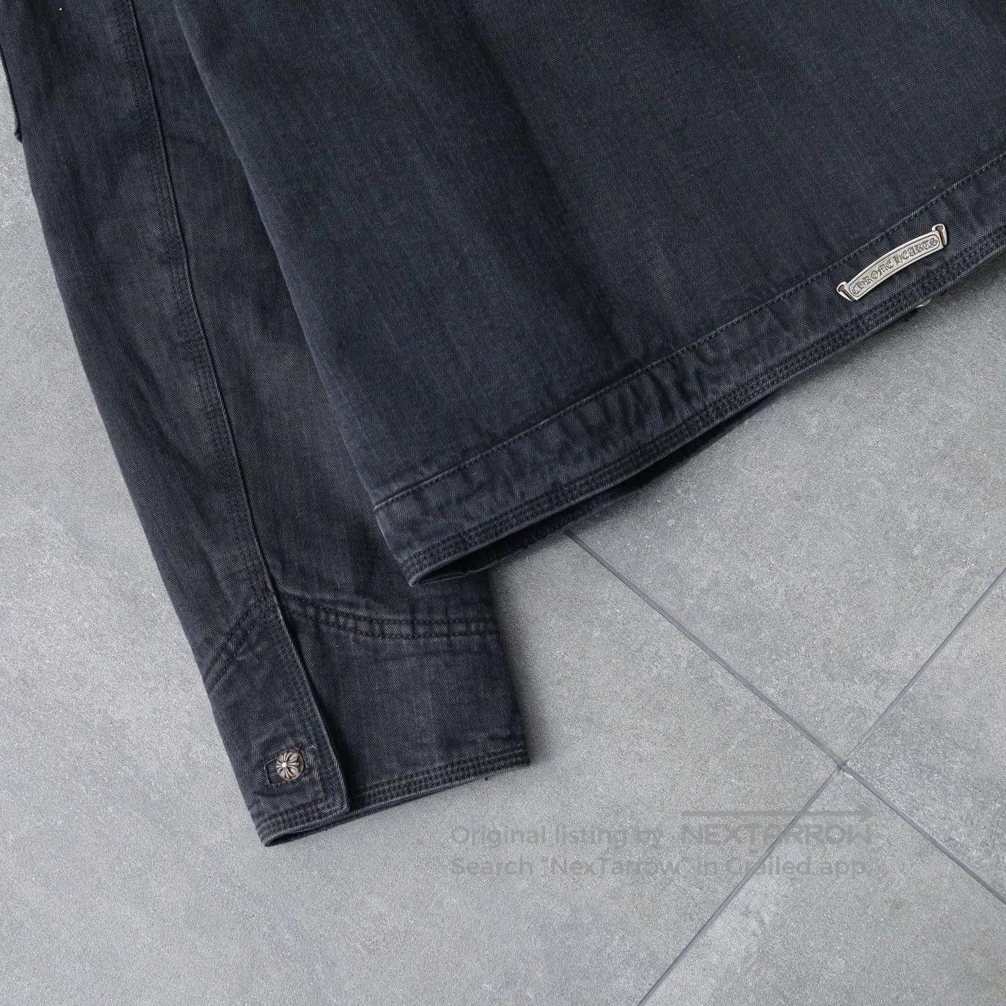 Chrome Hearts chrome hearts black herringbone jacket. Size US M / EU 48-50 / 2 - 4 Thumbnail