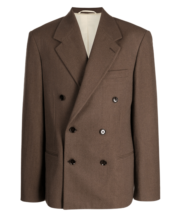 Lemaire BNWT AW23 LEMAIRE DOUBLE-BREASTED TWILL JACKET 50 Size US M / EU 48-50 / 2 - 10 Thumbnail