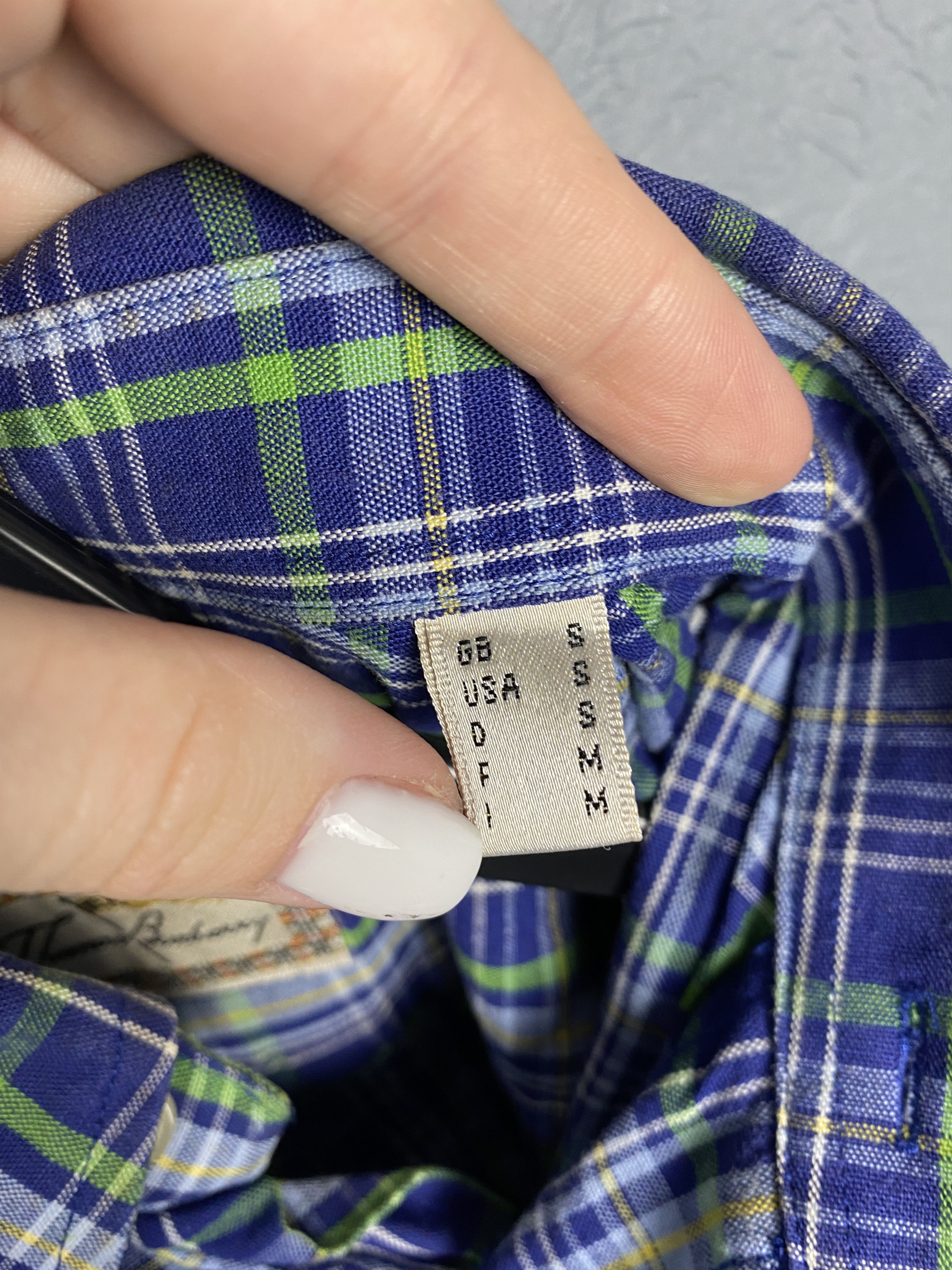 Burberry Thomas Burberry Vintage Mens Short Sleeve Shirt Size US S / EU 44-46 / 1 - 5 Thumbnail