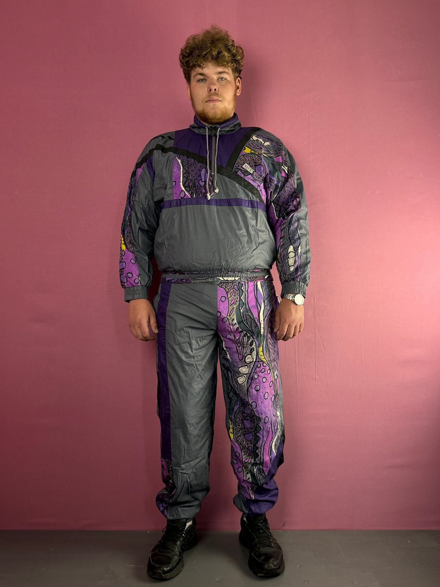 Other Mc Pearson Abstract Tracksuit XL Windbreaker Vintage Size US XL / EU 56 / 4 - 2 Thumbnail