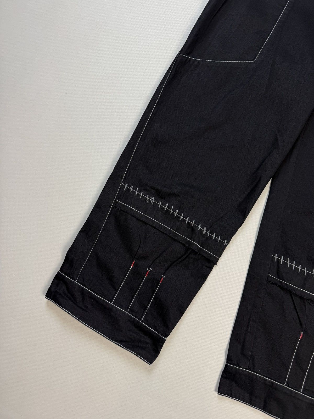 Cop Copine Cop Copine Avant-Garde Y2K High Rise Wide Leg Pants Trousers Size 30" / US 8 / IT 44 - 8 Thumbnail