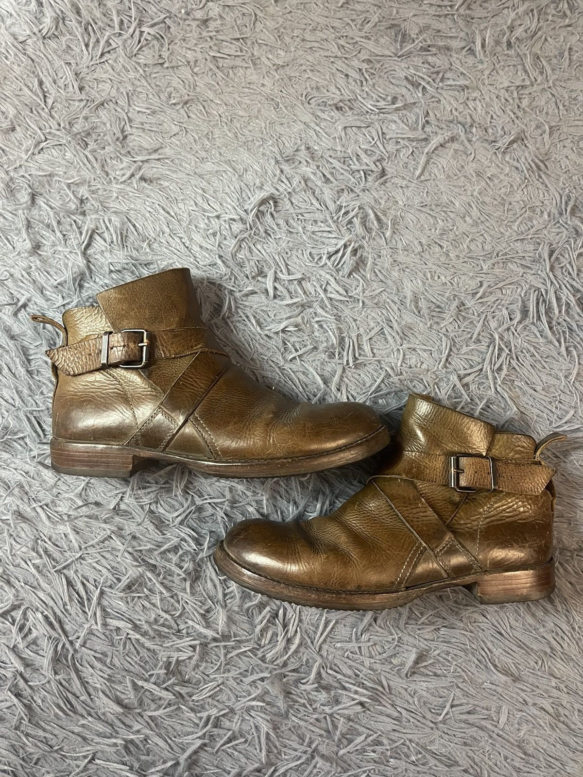 Moma avant garde real leather boots