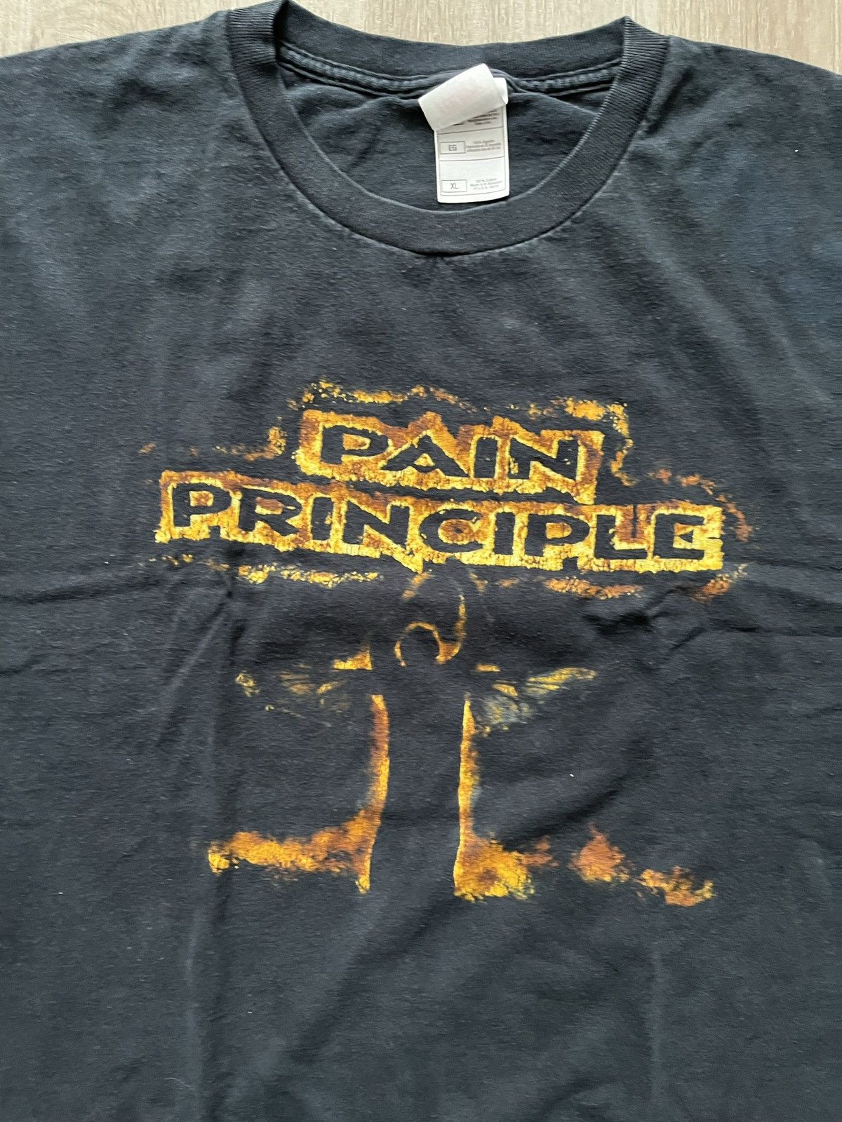Vintage Vintage Y2k Pain Principle band T shirt Size US XL / EU 56 / 4 - 11 Thumbnail