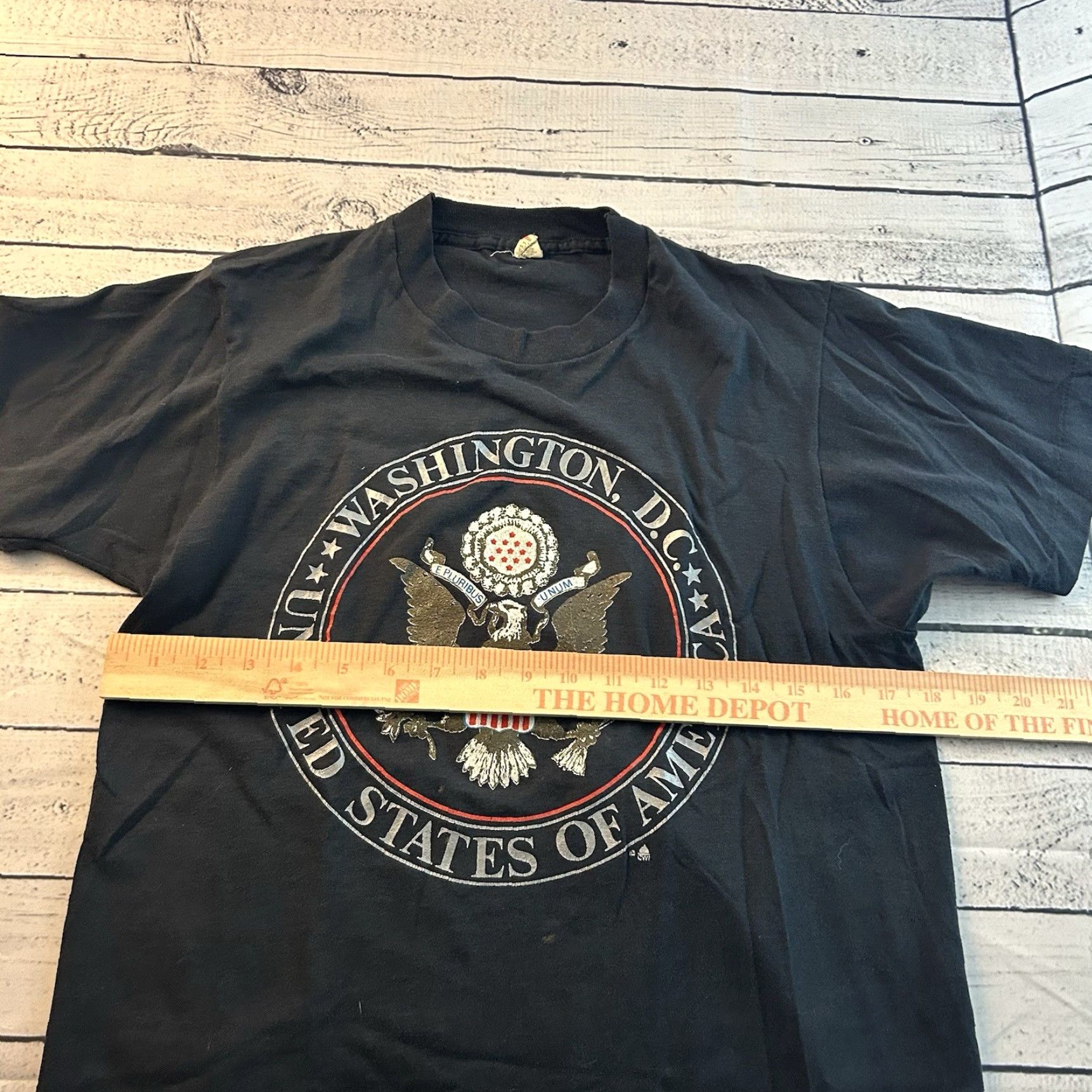 Vintage VINTAGE Screen Stars Shirt Washington DC Short Sleeve T Shirt Men’s M Black Stars Size US M / EU 48-50 / 2 - 3 Thumbnail