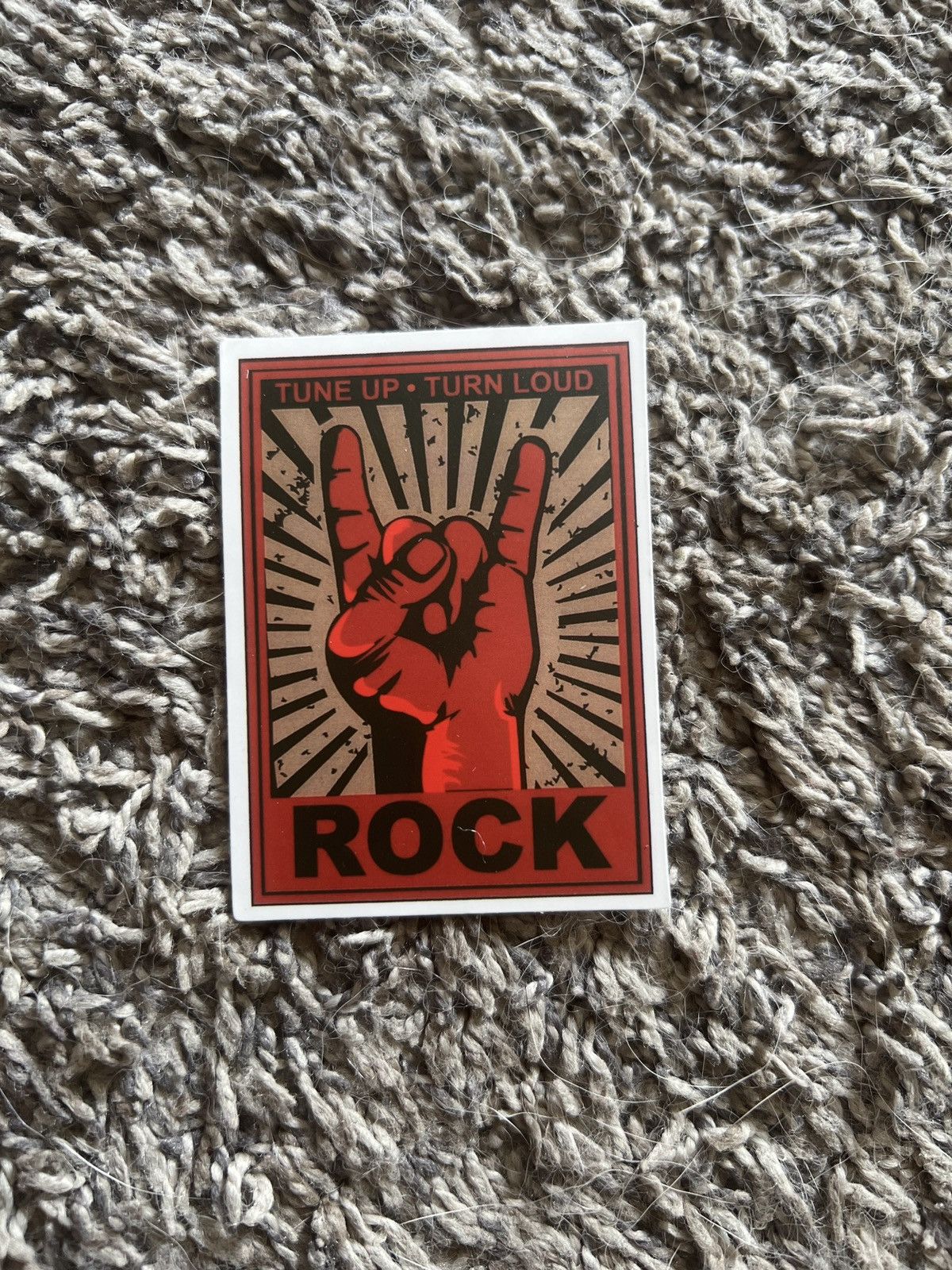 Hypebeast Tune Up Turn Loud Rock Sticker Size ONE SIZE - 1 Thumbnail