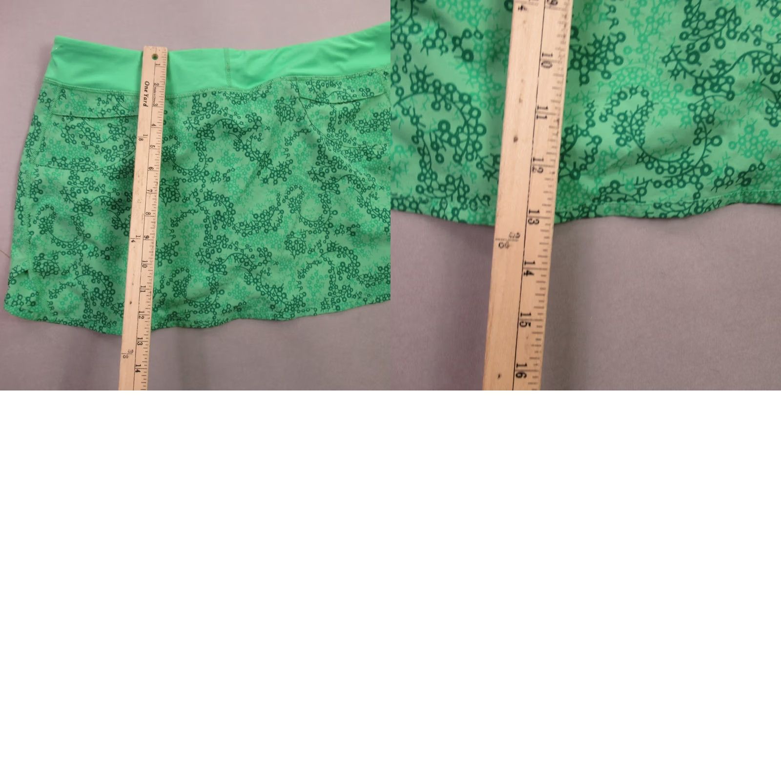 Patagonia Patagonia Skirt Womens Large Midi Flare Green Outdoor Lightweight Pockets Theme Logo Casual Size 36" / US 14 / IT 50 - 8 Thumbnail
