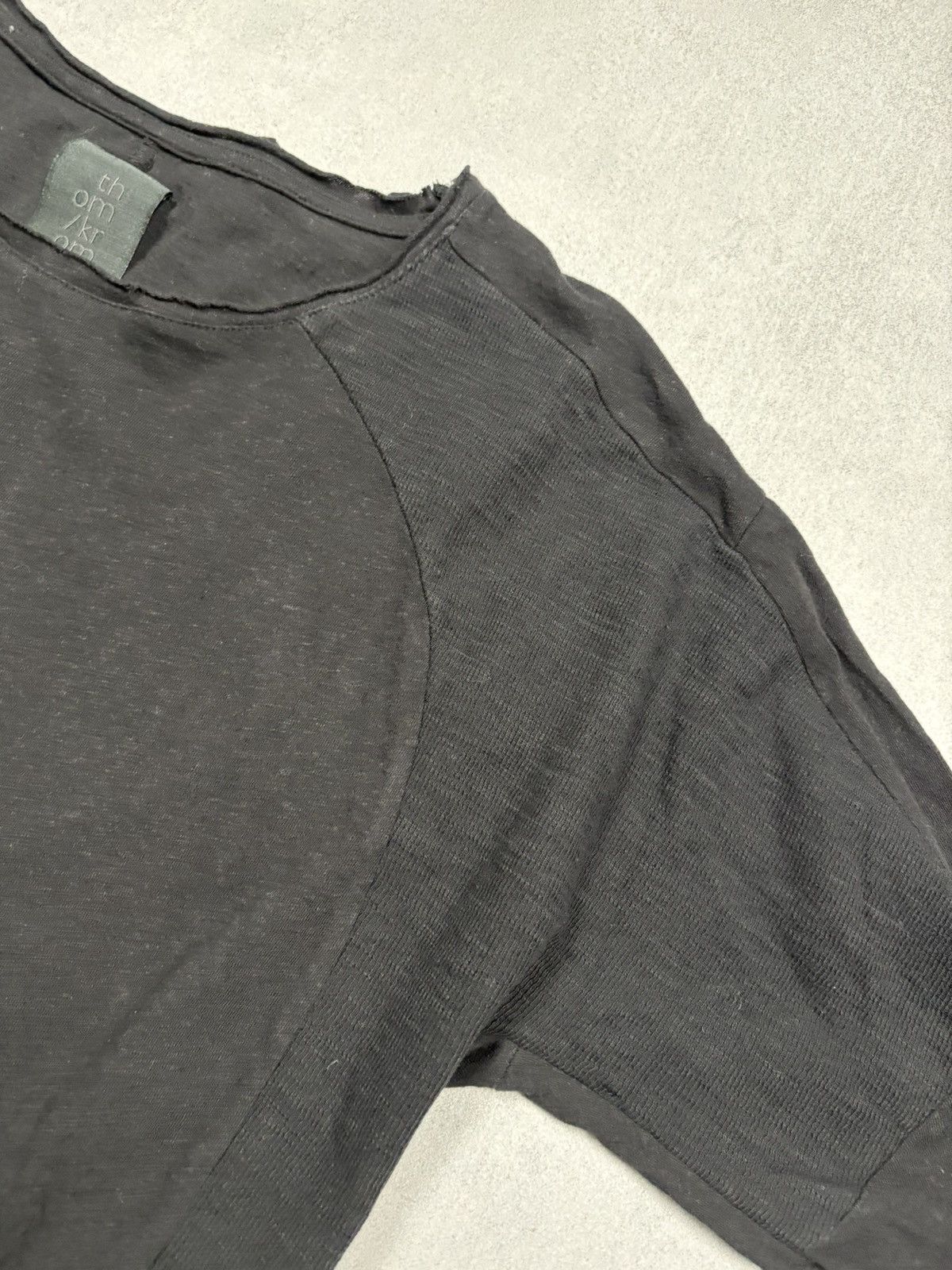 Thom Krom Thom Krom Asymmetric Long Sleeve Layered Top Avant Garde Y2K Size M / US 6-8 / IT 42-44 - 18 Thumbnail