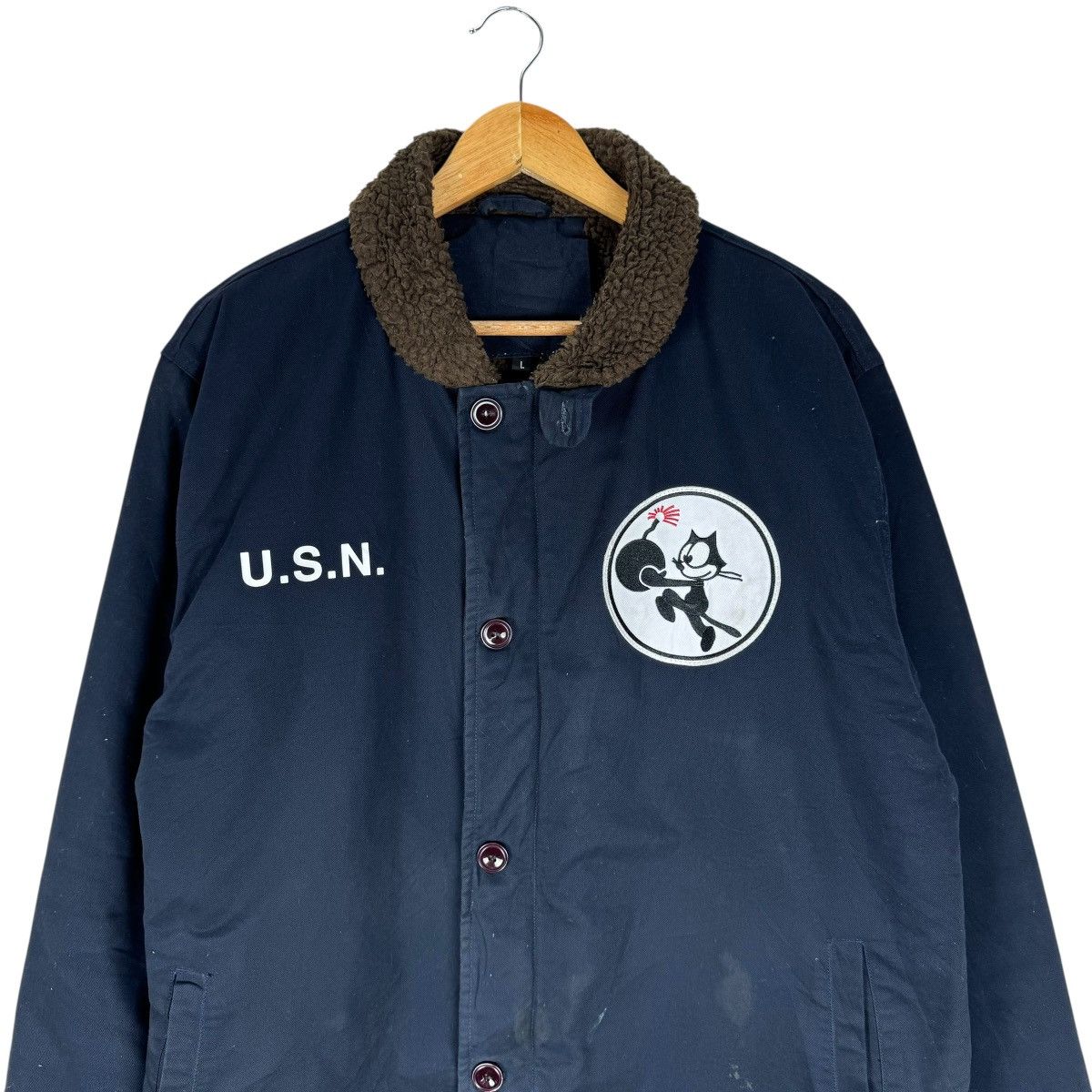 Other ❄️USN X FELIX N1 SHERPA REPRODUCTION JACKET Size US L / EU 52-54 / 3 - 2 Thumbnail