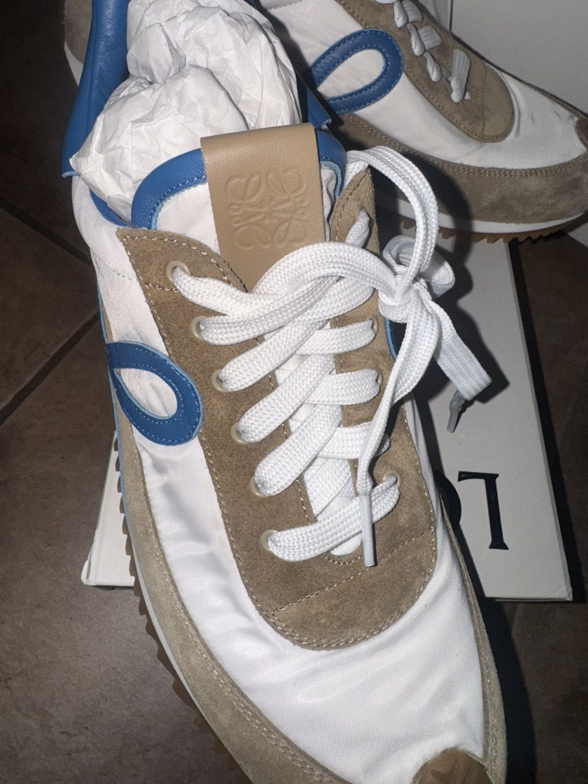 Loewe Loewe Nylon And Suede Flow Runner 2.0 Sneaker Size US 9 / EU 42 - 12 Thumbnail