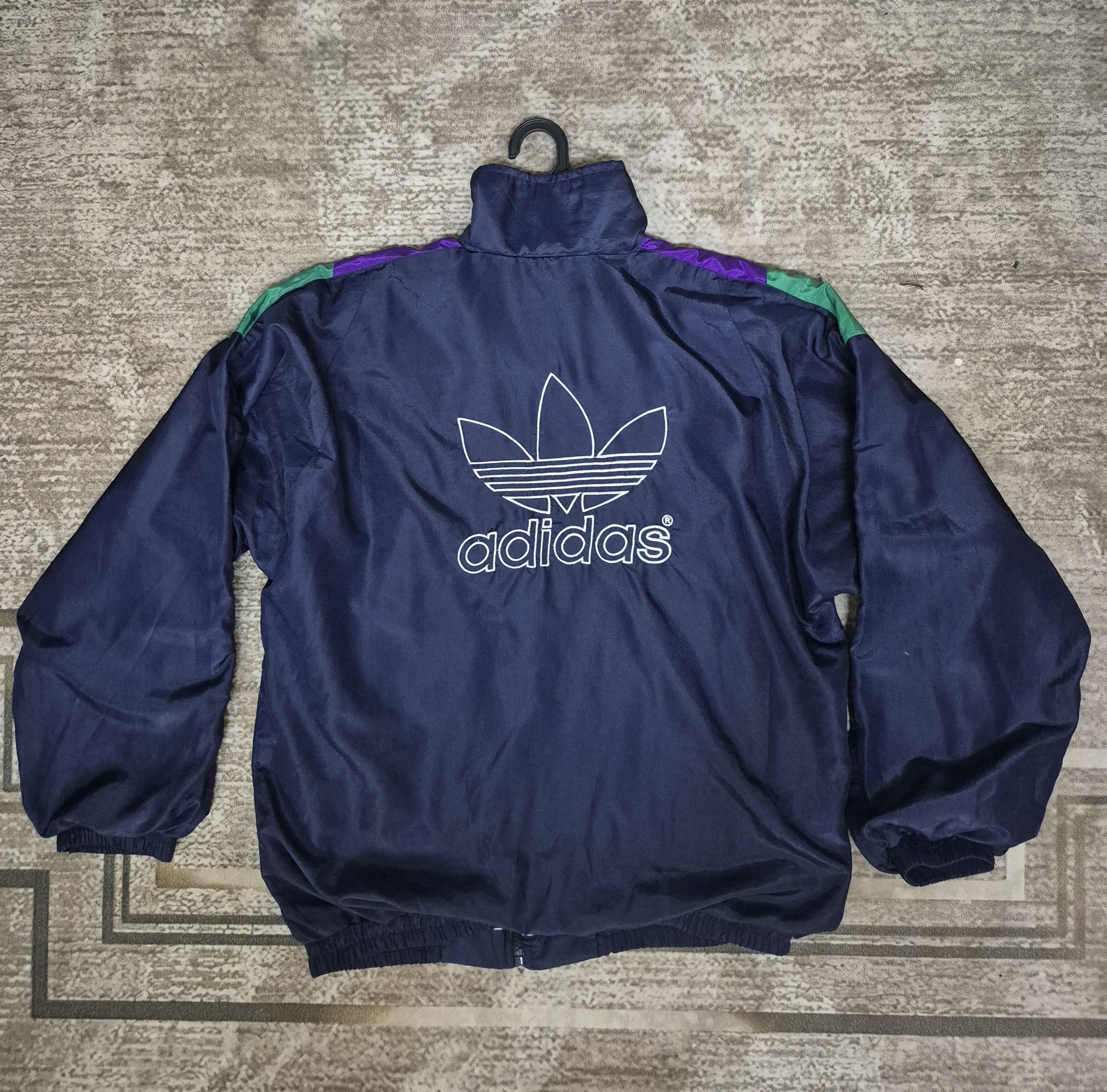 Adidas Adidas Vintage Track Jacket 1990 Size US XL / EU 56 / 4 - 1 Thumbnail
