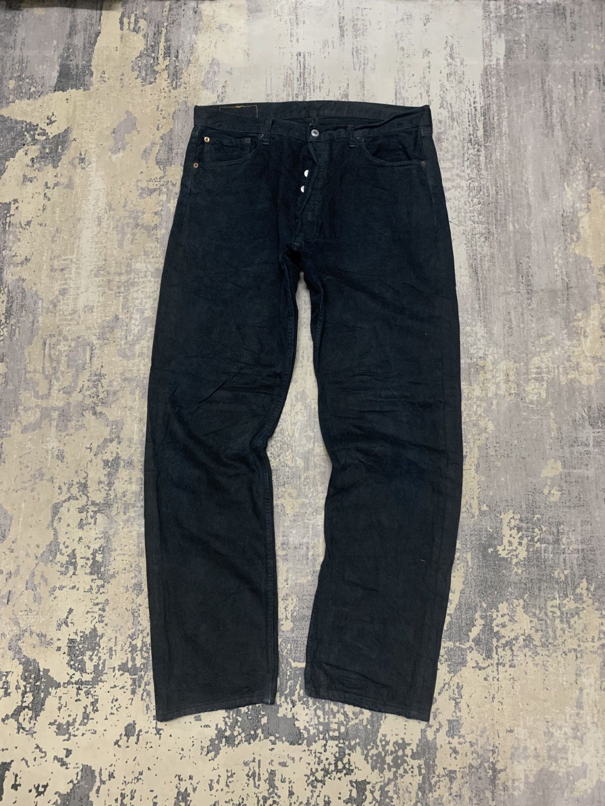Levi's Vintage 90s Levi's 501 Faded Black Wash Jeans Size US 37 - 1 Thumbnail