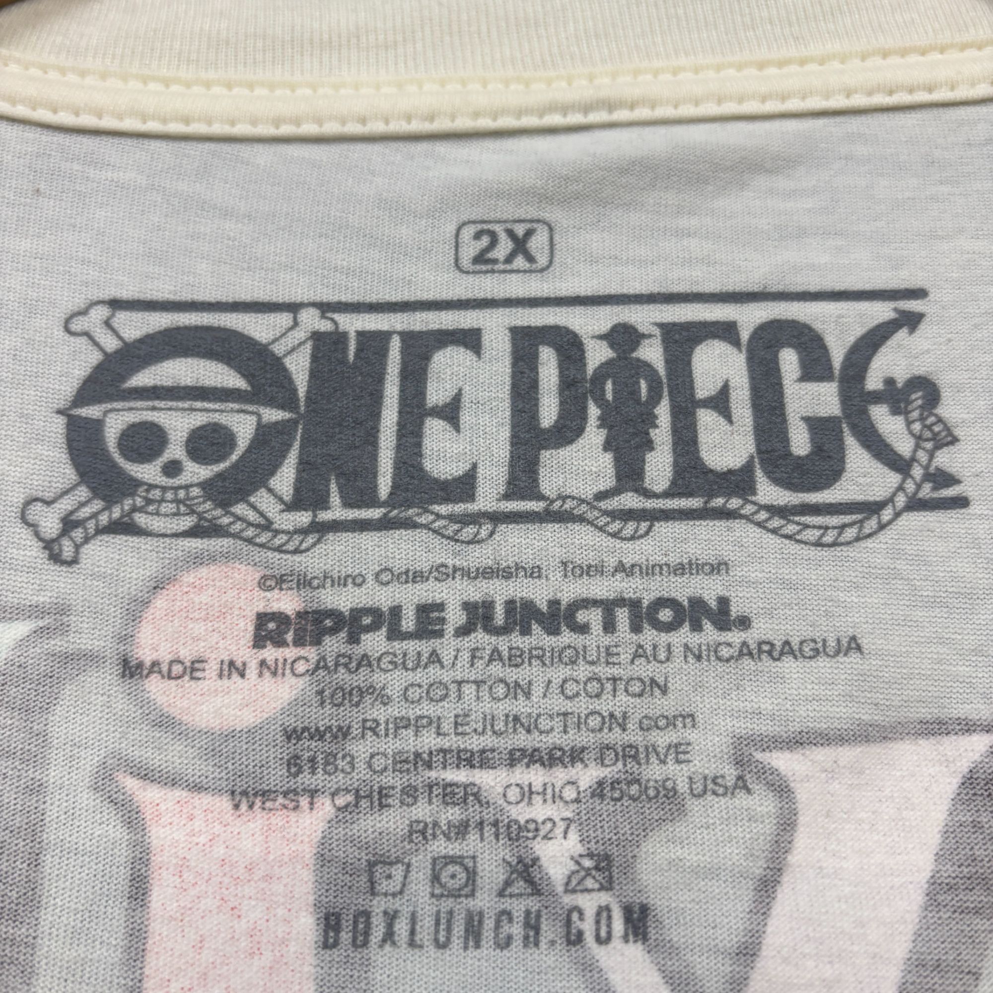 One Piece Devil Fruit Incarnation of the Sea Devil One Piece Tee 2X Size US XXL / EU 58 / 5 - 4 Thumbnail