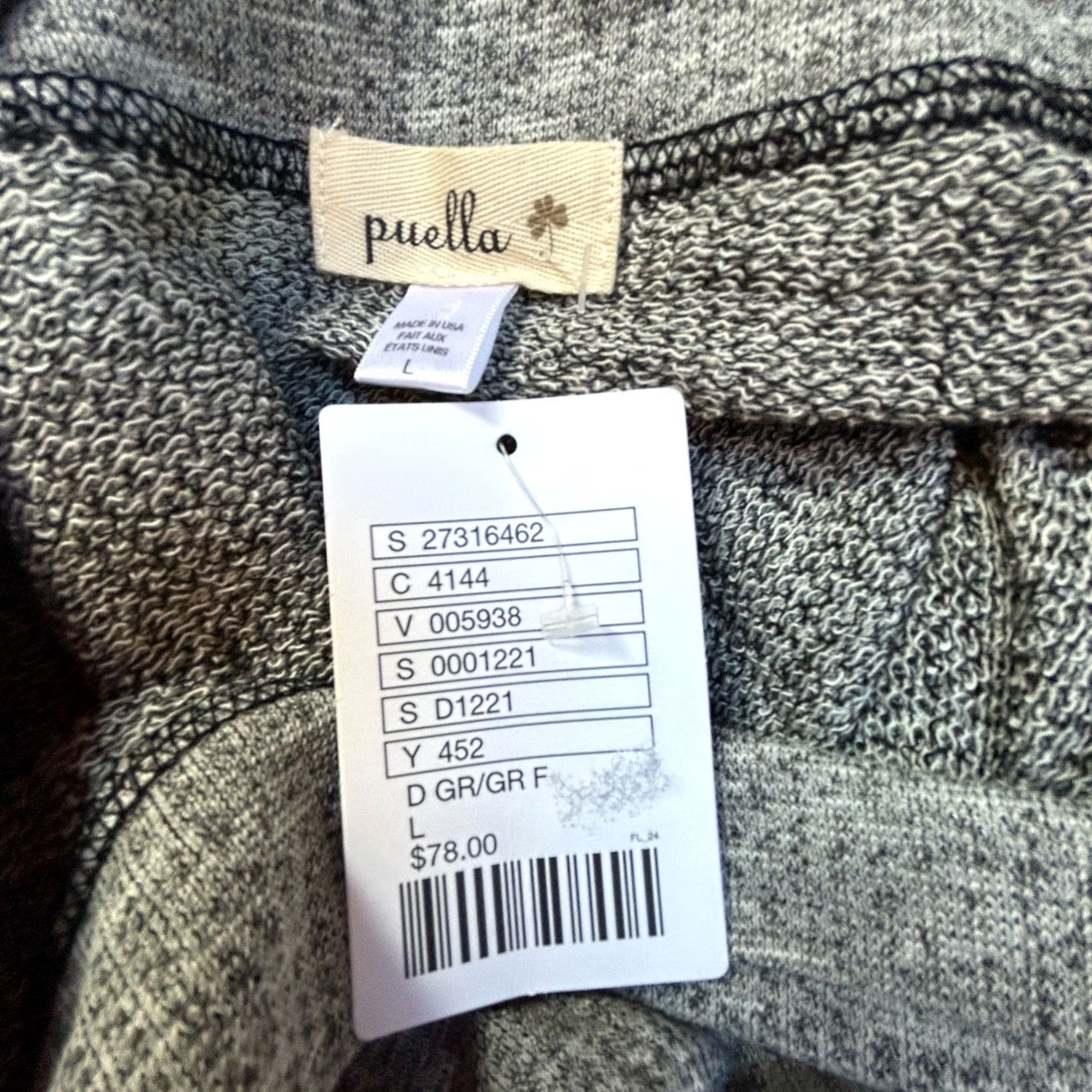 Anthropologie Puella Womens Knit Gray Boat Neck Maxi Dress L Hi-Low A-Line Knitwear Casual Sweater Dress Size L / US 10 / IT 46 - 3 Thumbnail