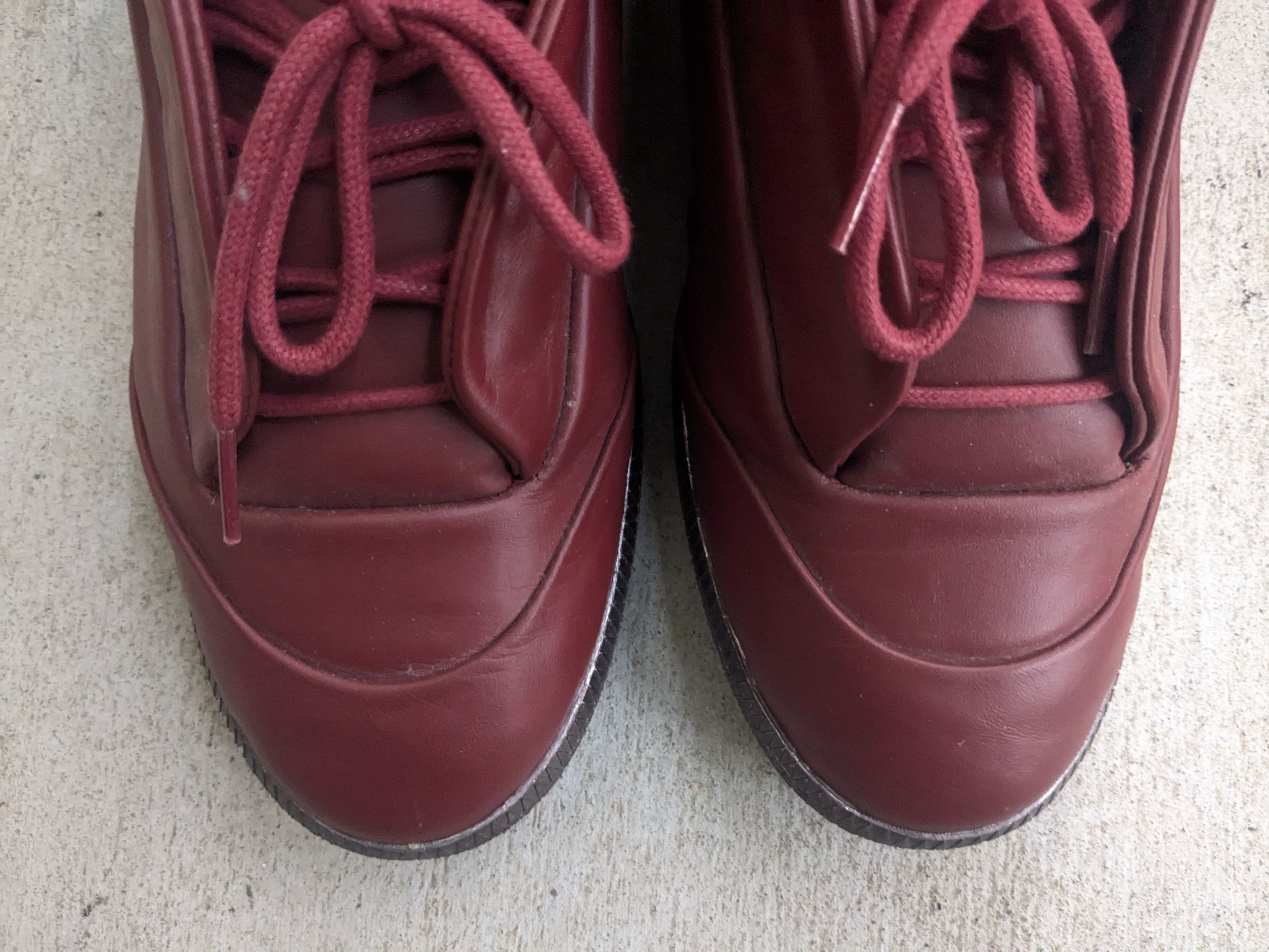 Maison Margiela Maison Margiela Future High Tops Red 11 44 Leather Italy Size US 11 / EU 44 - 5 Thumbnail