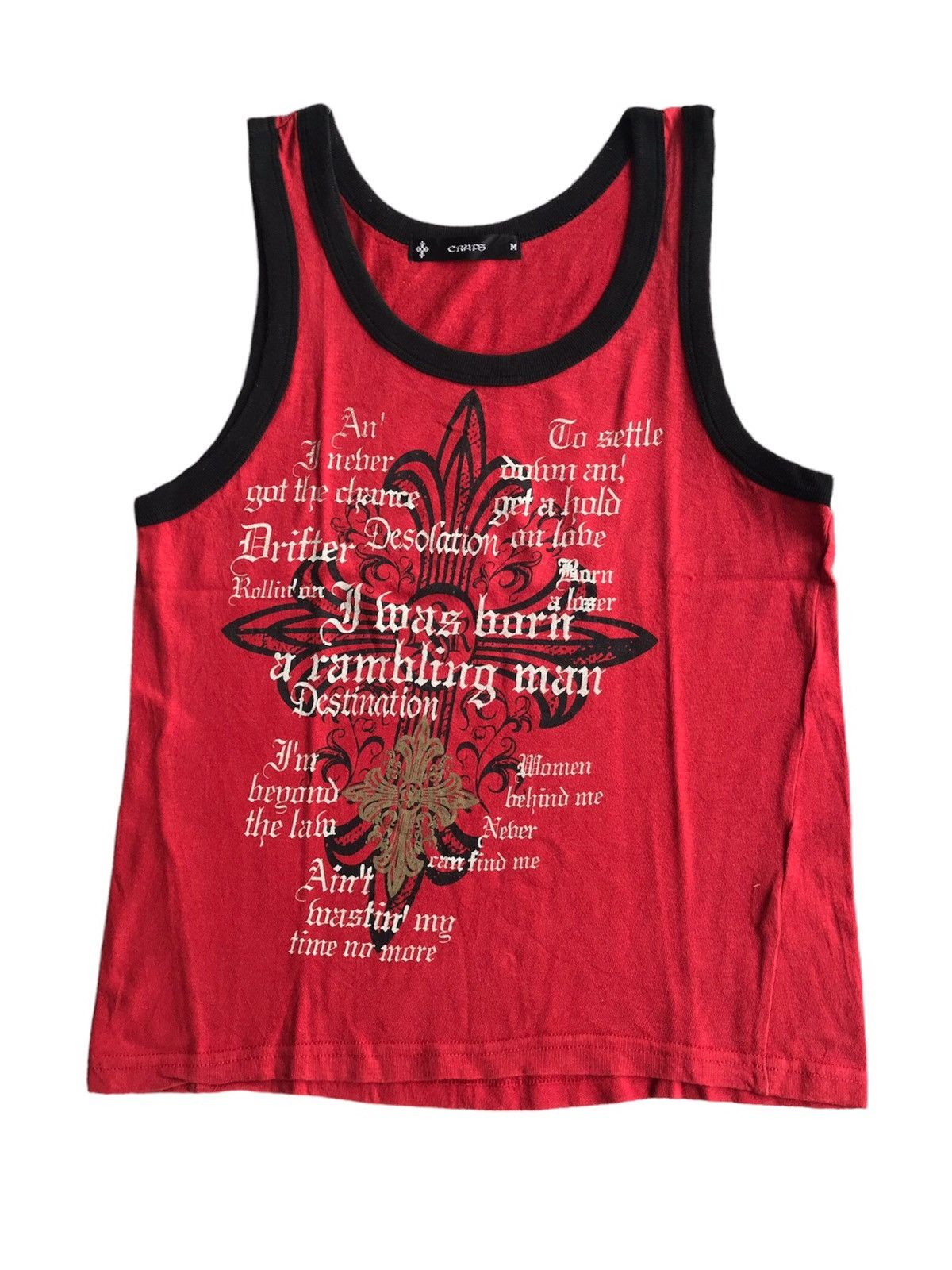 14th Addiction Y2K Craps Poem Tanktop Size US M / EU 48-50 / 2 - 1 Thumbnail