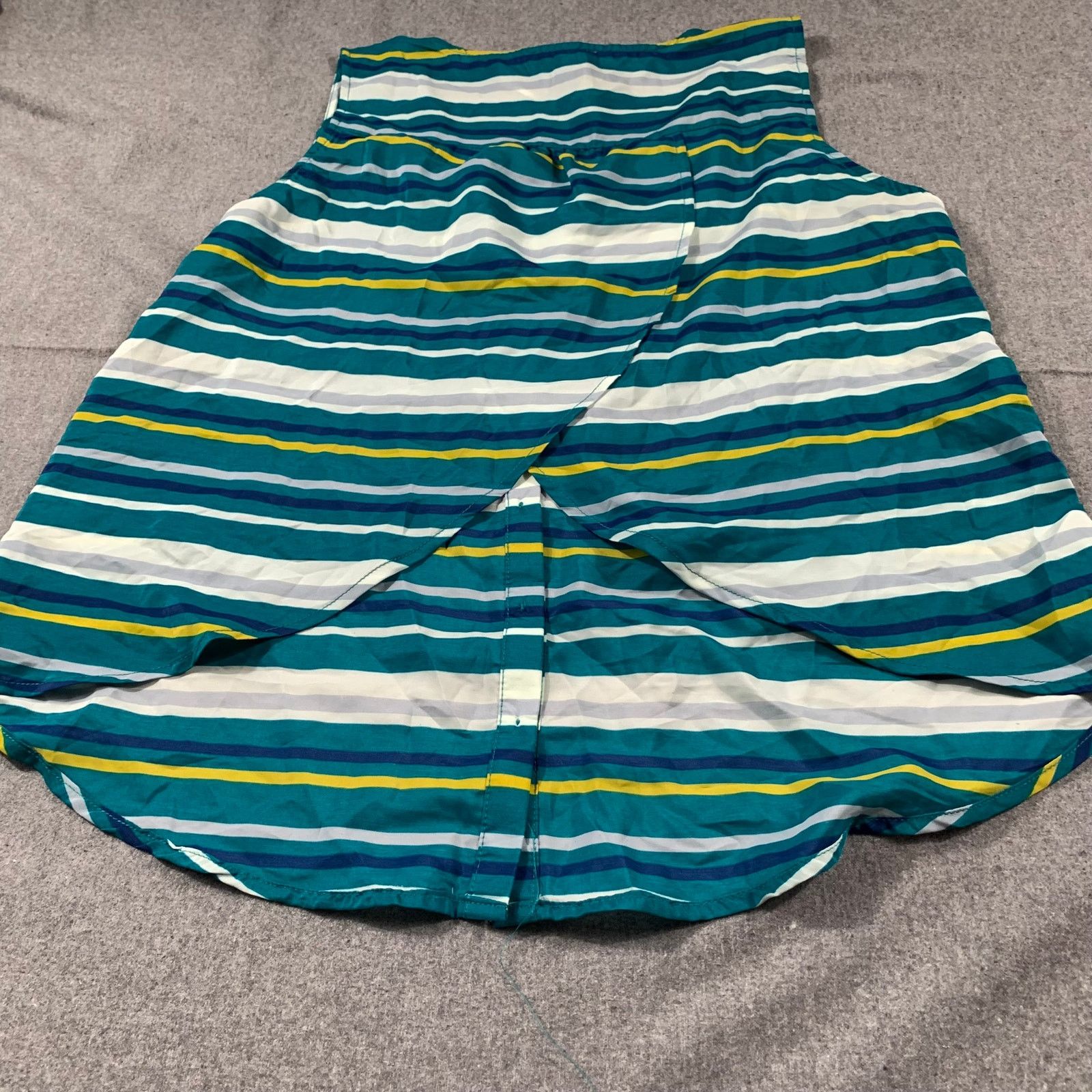 Other EDGE Top Womens Large Blue Stripe Sleeveless Summer Shirt Size L / US 10 / IT 46 - 2 Thumbnail