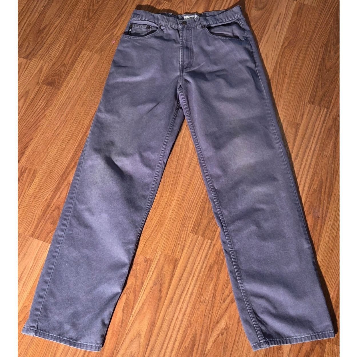 Armani Exchange Armani Exchange Dark Gray Denim Jeans - Men's Size 13 Size US 28 / EU 44 - 3 Thumbnail