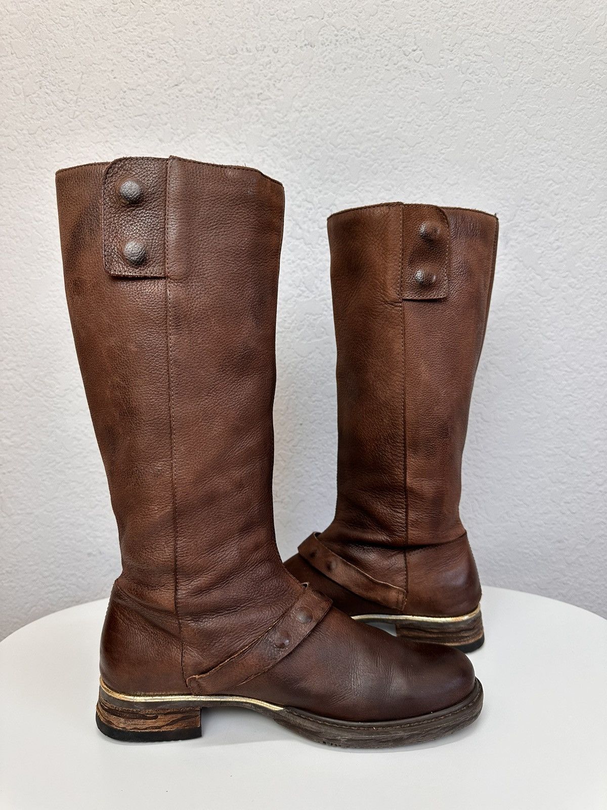 A.S.98 Vintage AS 98 Leather Hight Boots Ankle Rick Owens Style GOA Size US 8 / IT 38 - 6 Thumbnail