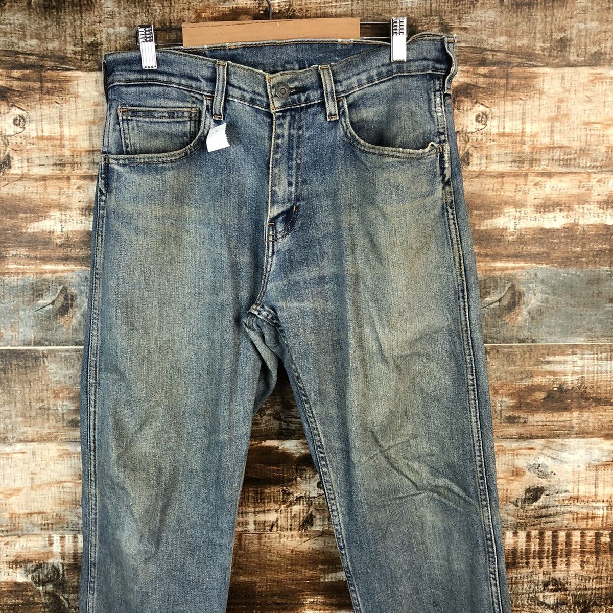 Levi's DL Levis 505 Blue Denim Pants #C210 Size US 30 / EU 46 - 4 Thumbnail
