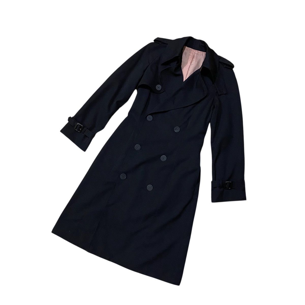 Jean Paul Gaultier Jean Paul Gaultier Femme Double Breasted Wool Trench Coat Size S / US 4 / IT 40 - 3 Thumbnail