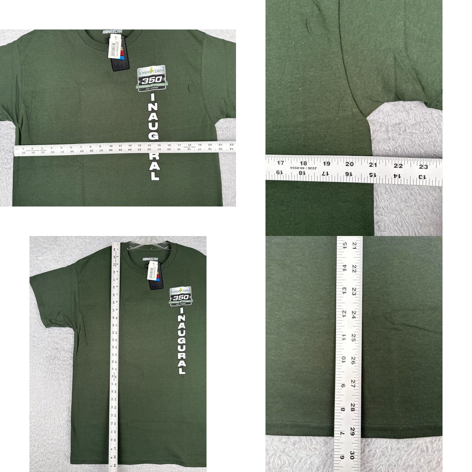 NASCAR Nascar Shirt Adult Large Green Inaugural Iowa Corn 350 Iowa Speedway 2024 Shirts Size US L / EU 52-54 / 3 - 8 Thumbnail