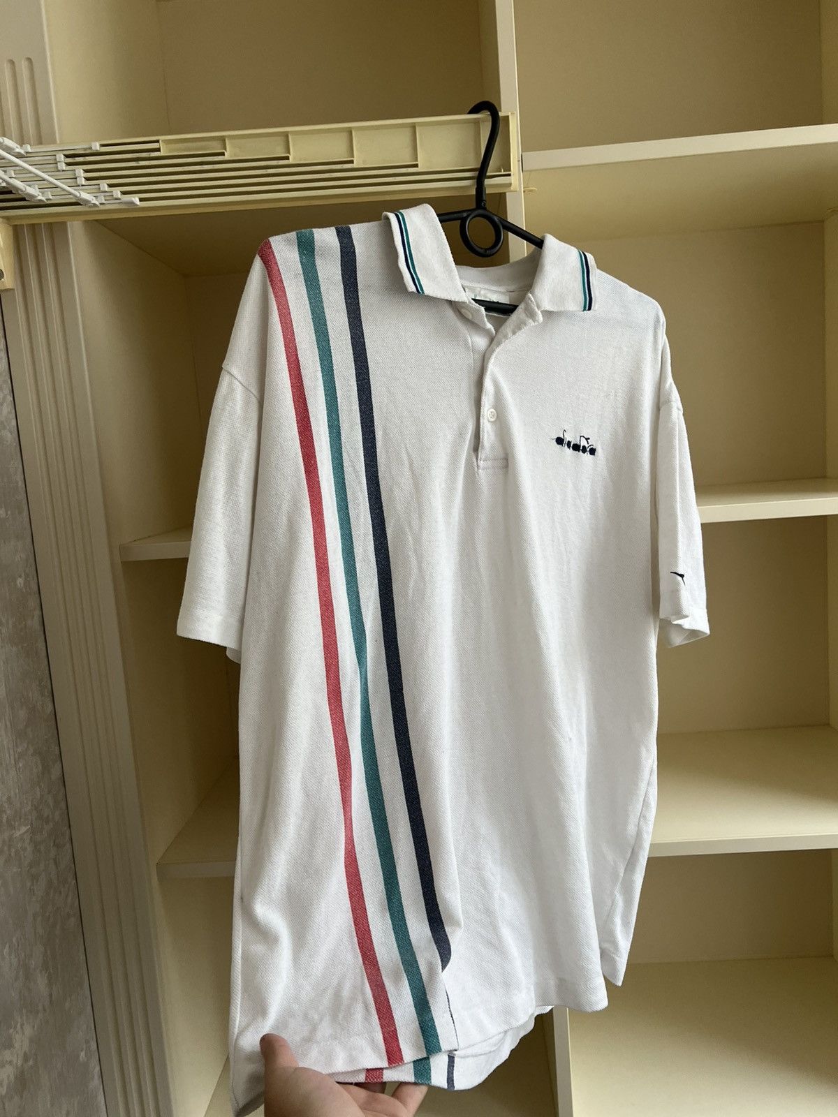 Diadora Vintage Diadora Polo Shirt Tee RETRO Size US XL / EU 56 / 4 - 8 Thumbnail