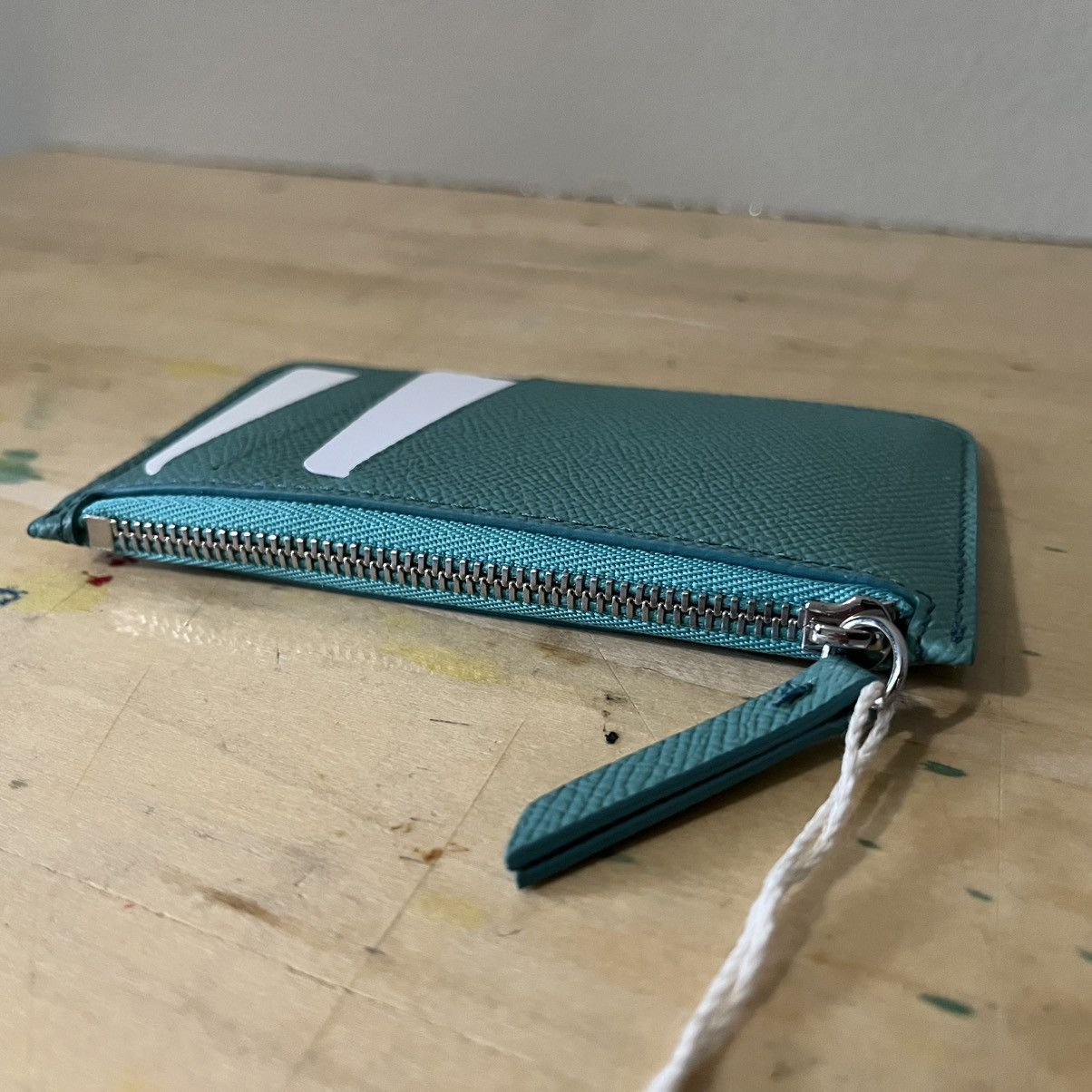 Maison Margiela Zipped Leather Card Holder Wallet Size ONE SIZE - 3 Thumbnail